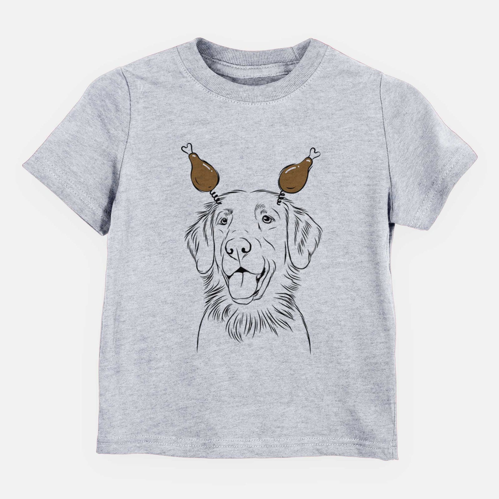 Thanksgiving Raisin the Flat Coated Retriever - Kids/Youth/Toddler Shirt
