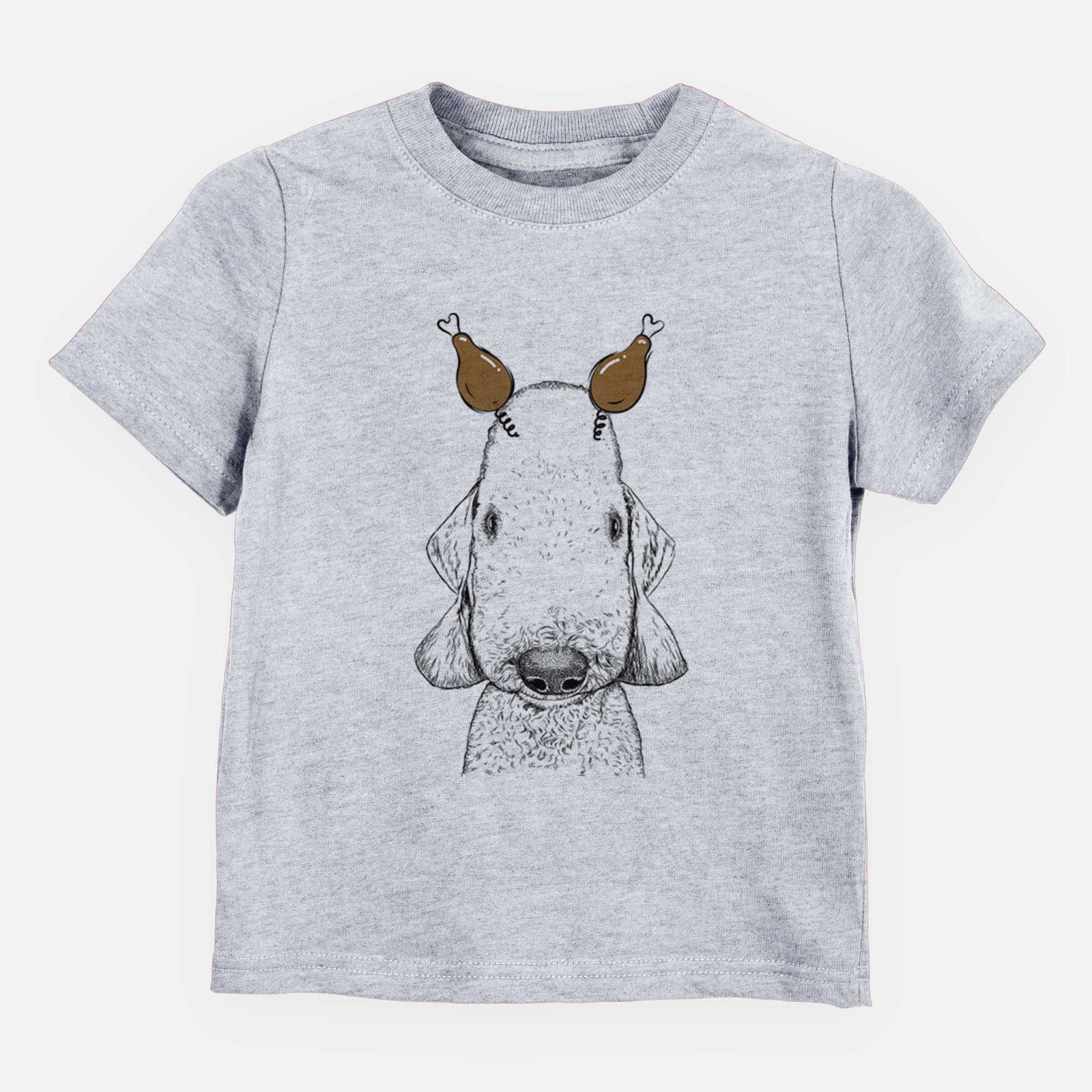 Thanksgiving Remington the Bedlington Terrier - Kids/Youth/Toddler Shirt