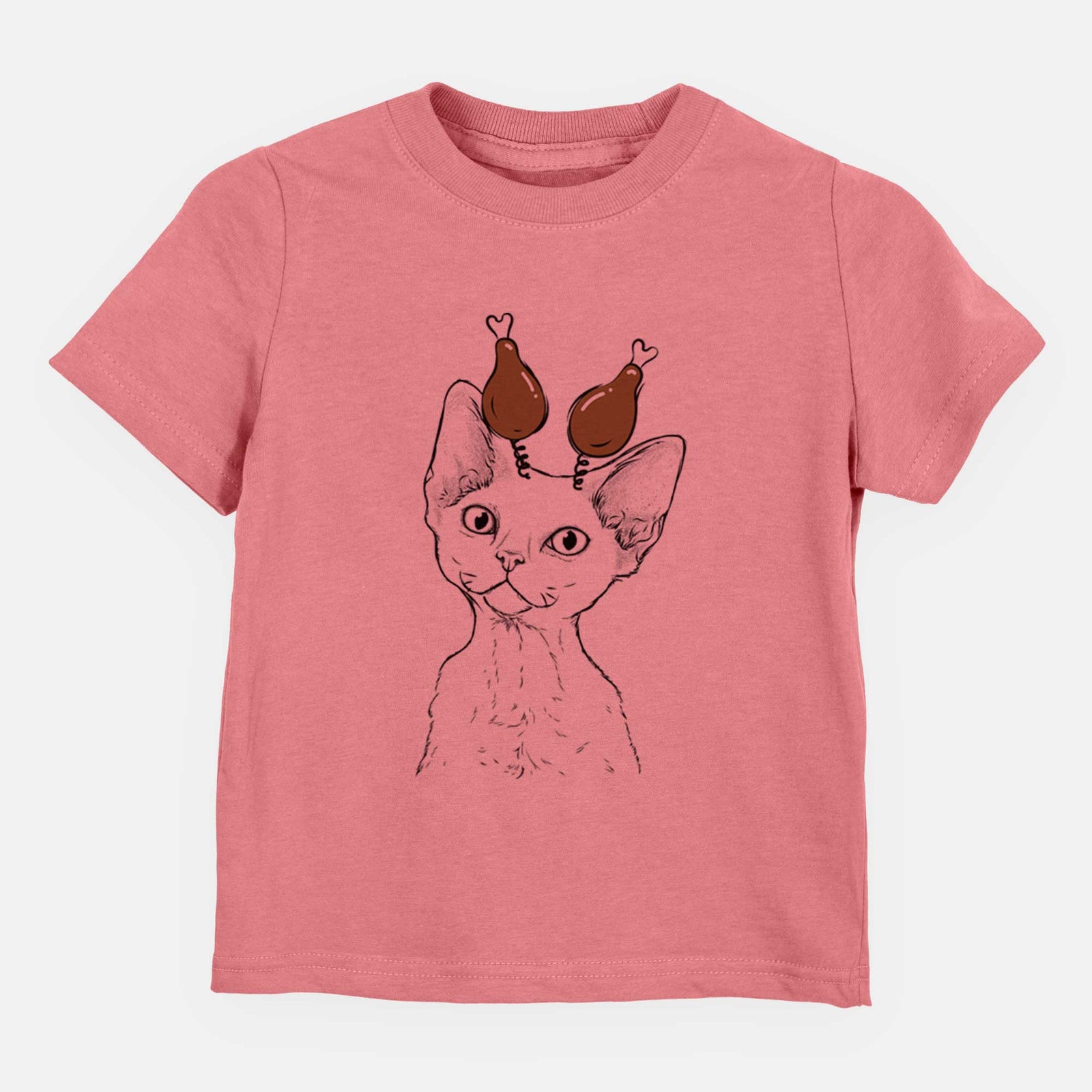 Thanksgiving Ripley the Devon Rex Cat - Kids/Youth/Toddler Shirt