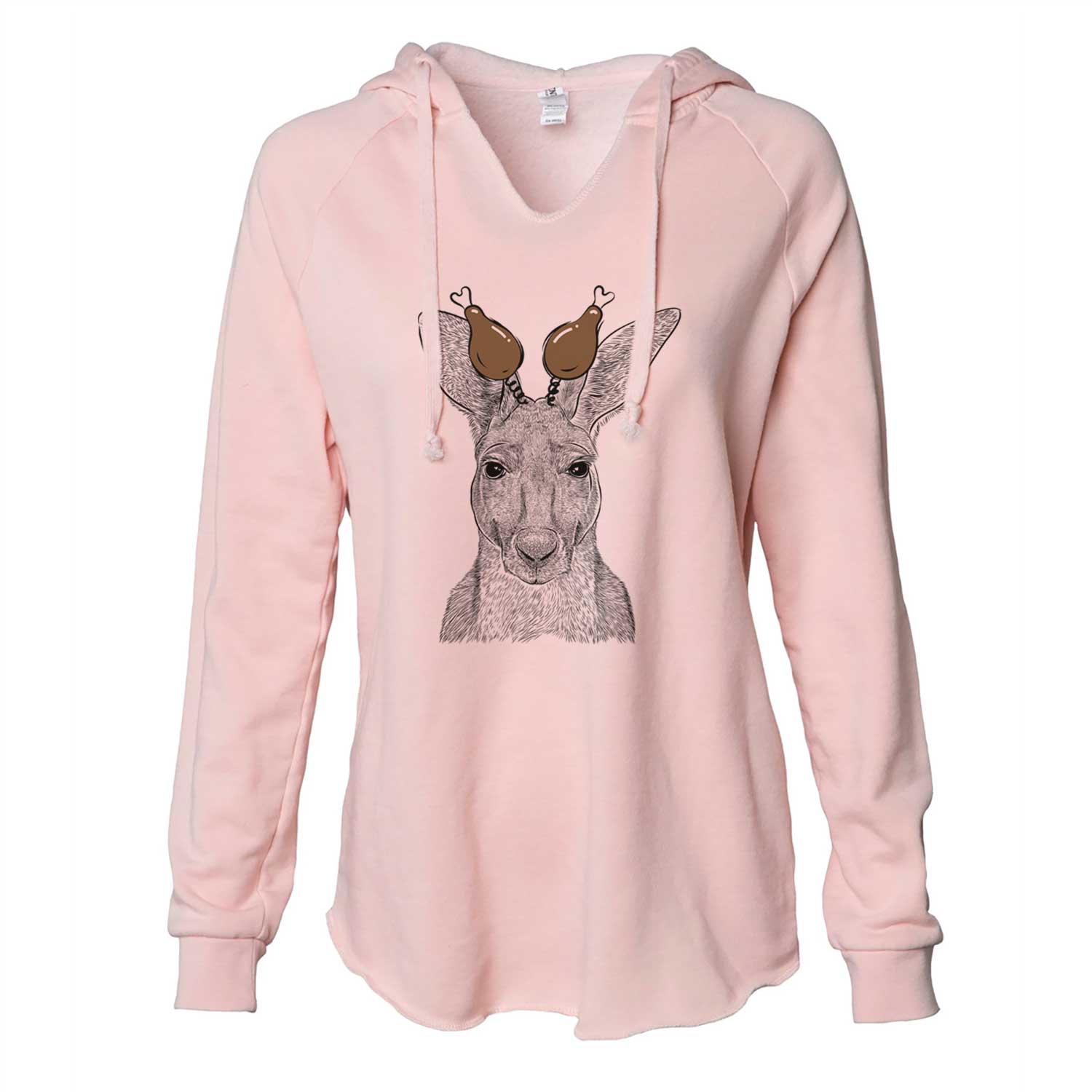 Thanksgiving Roger the Red Kangaroo - Cali Wave Hooded Sweatshirt