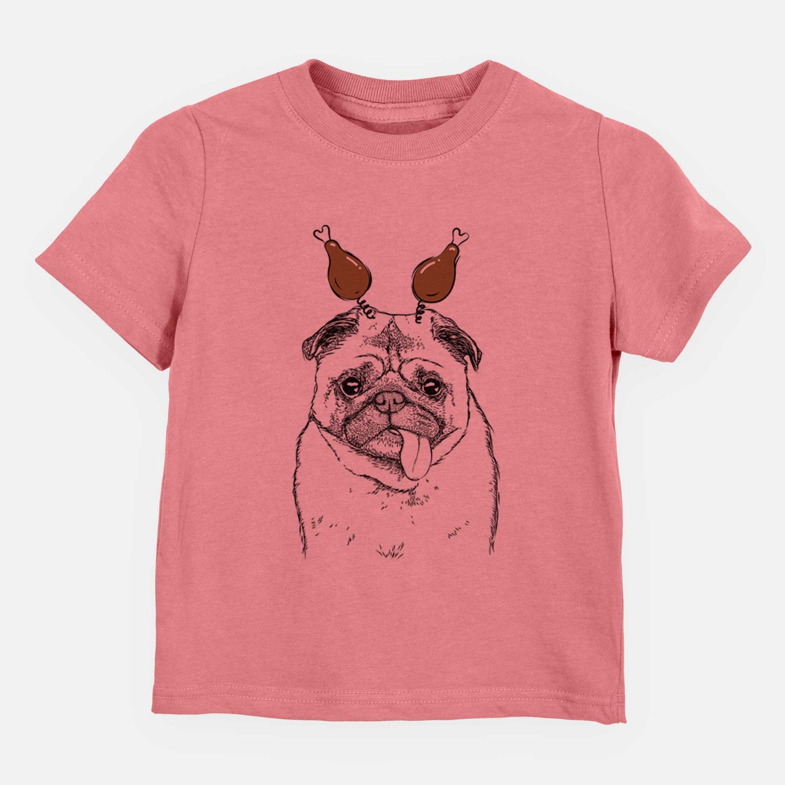 Thanksgiving Rosie the Pug - Kids/Youth/Toddler Shirt