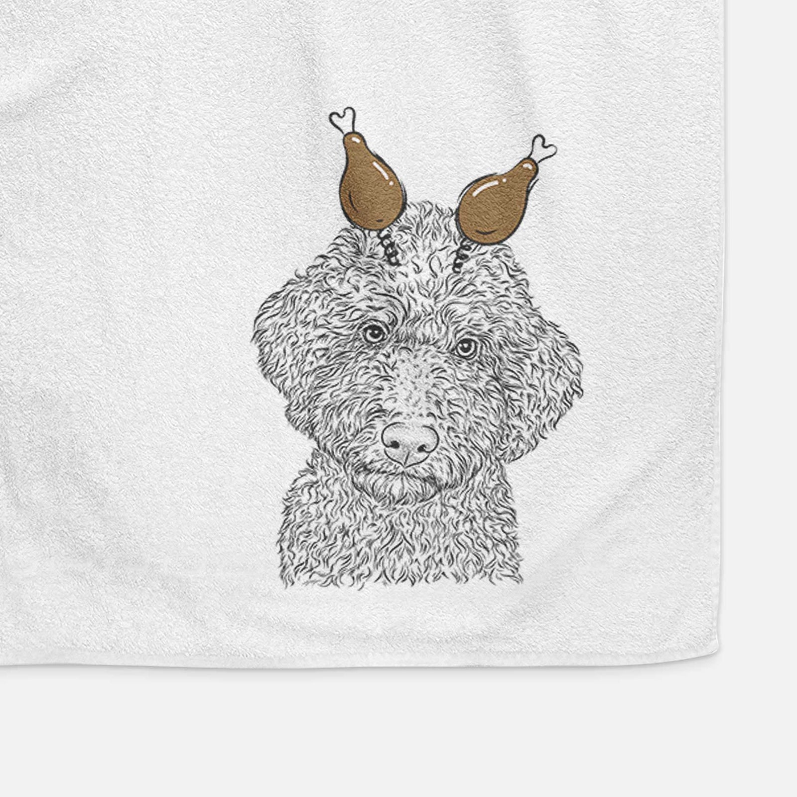 Ross the Lagotto Romagnolo Decorative Hand Towel