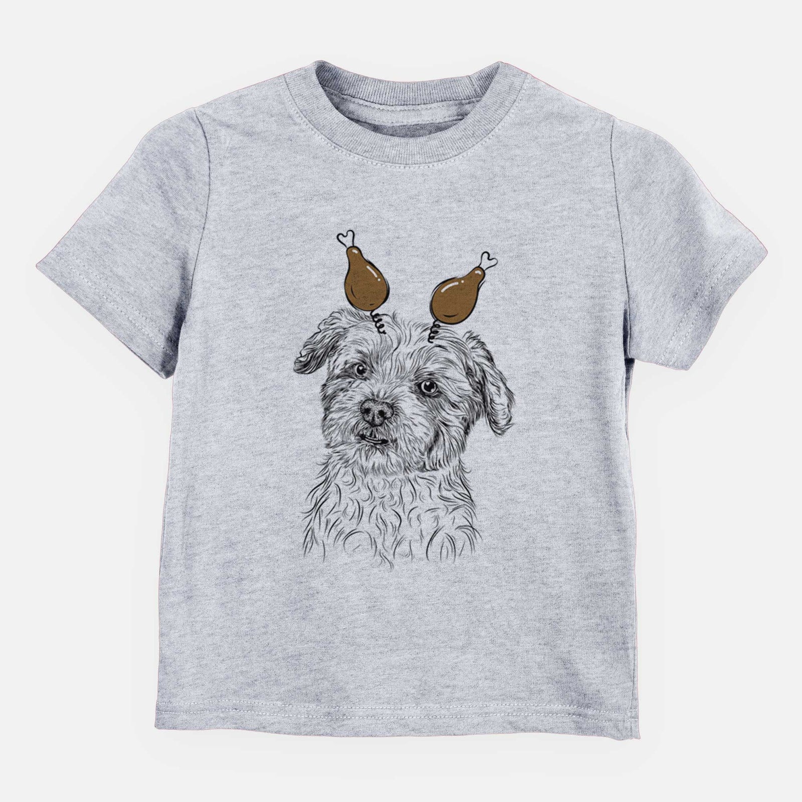 Thanksgiving Roxie the Schnauzer Shih Tzu Mix - Kids/Youth/Toddler Shirt