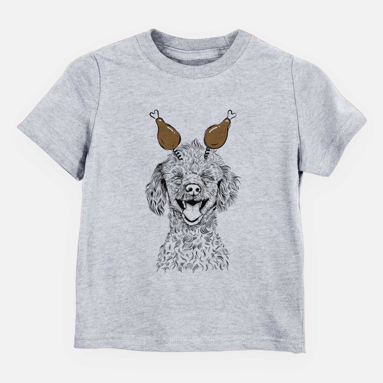 Thanksgiving Rusty the Toy Poodle - Kids/Youth/Toddler Shirt