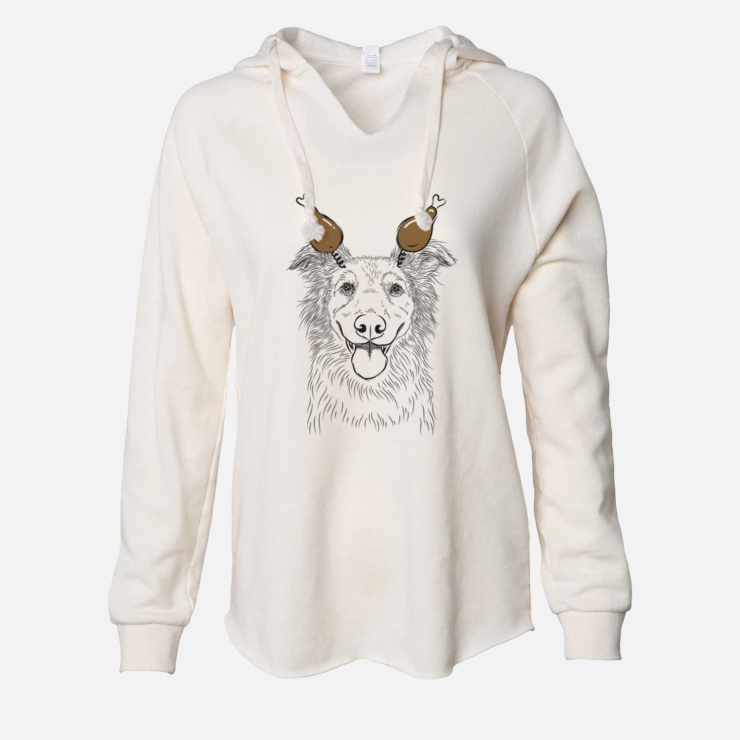 Thanksgiving Ruxtin the Mixed Breed - Cali Wave Hooded Sweatshirt