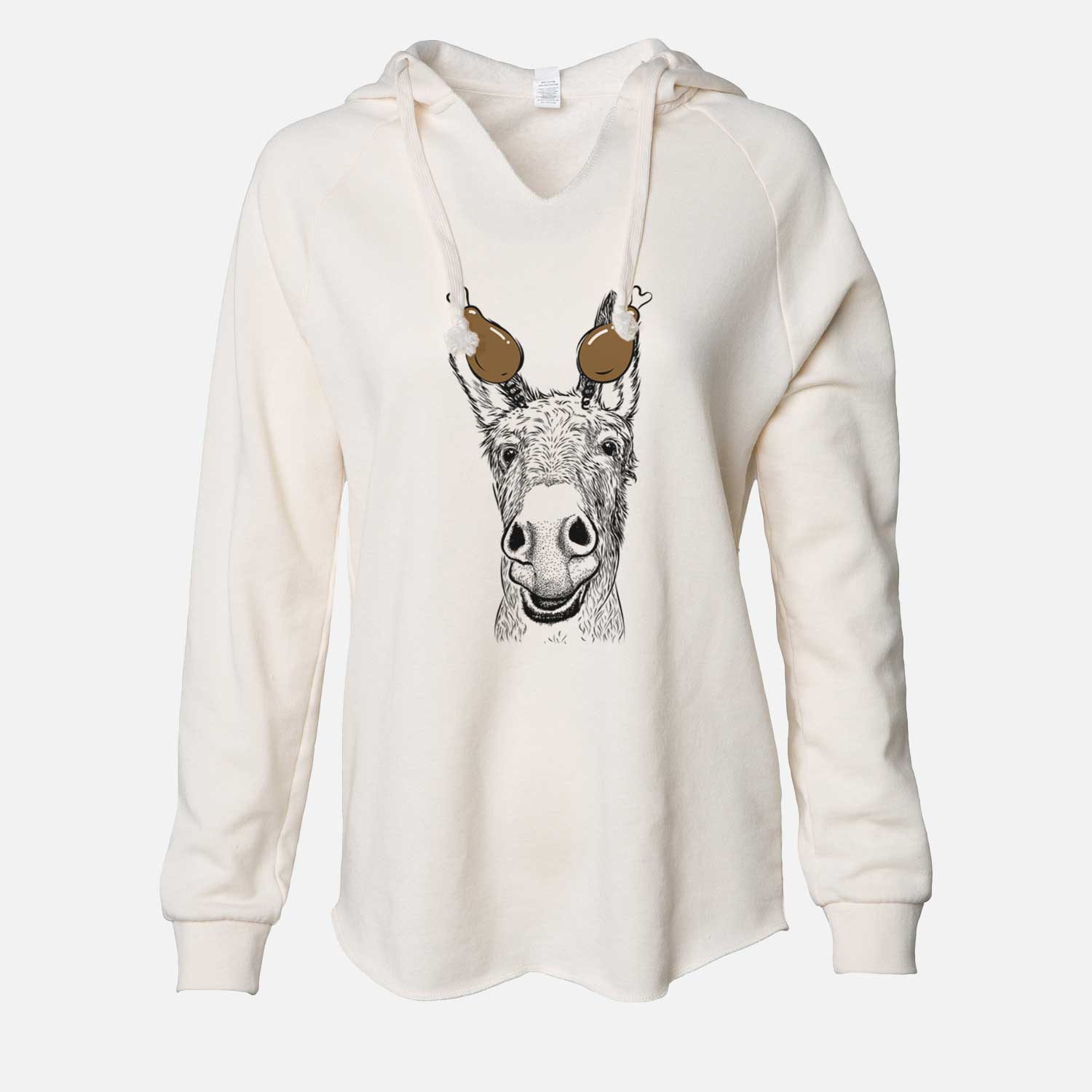 Thanksgiving Samule the Donkey - Cali Wave Hooded Sweatshirt