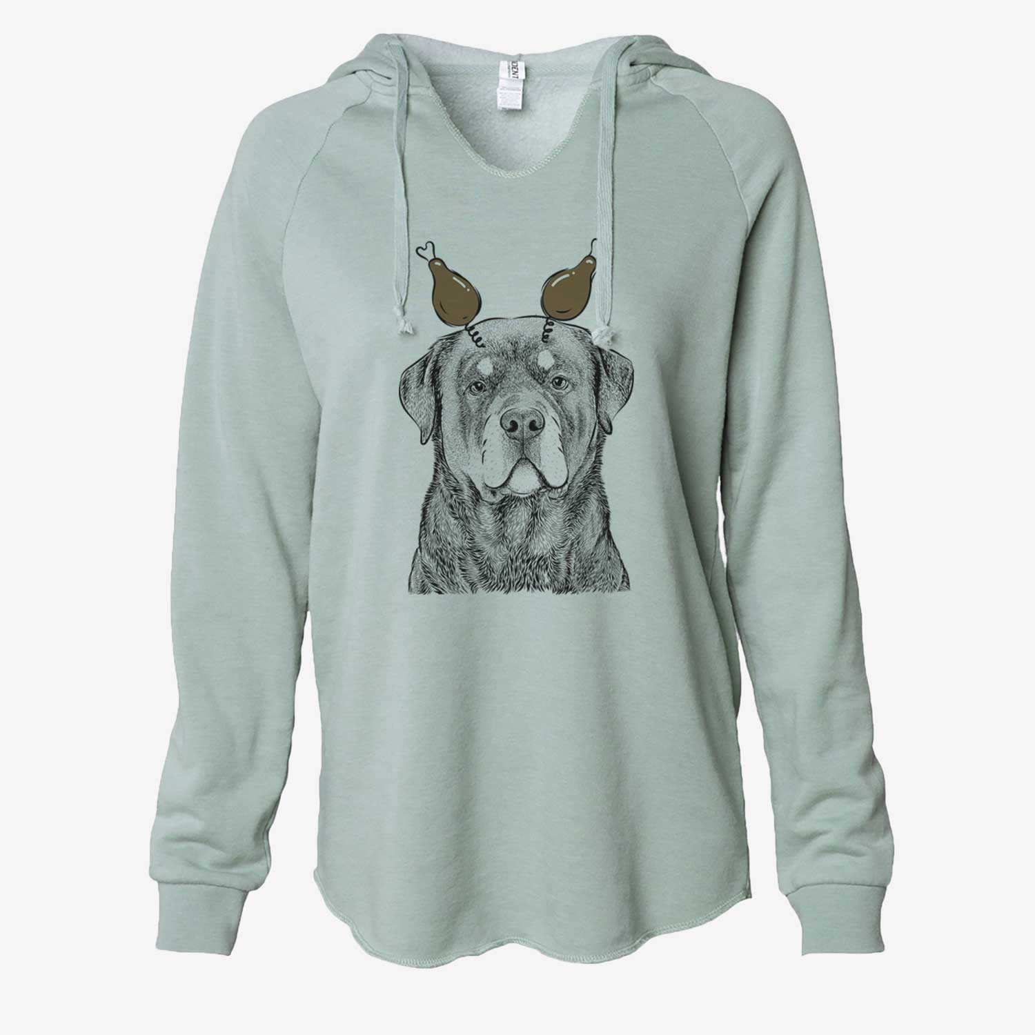 Thanksgiving Sarge the Rottweiler - Cali Wave Hooded Sweatshirt