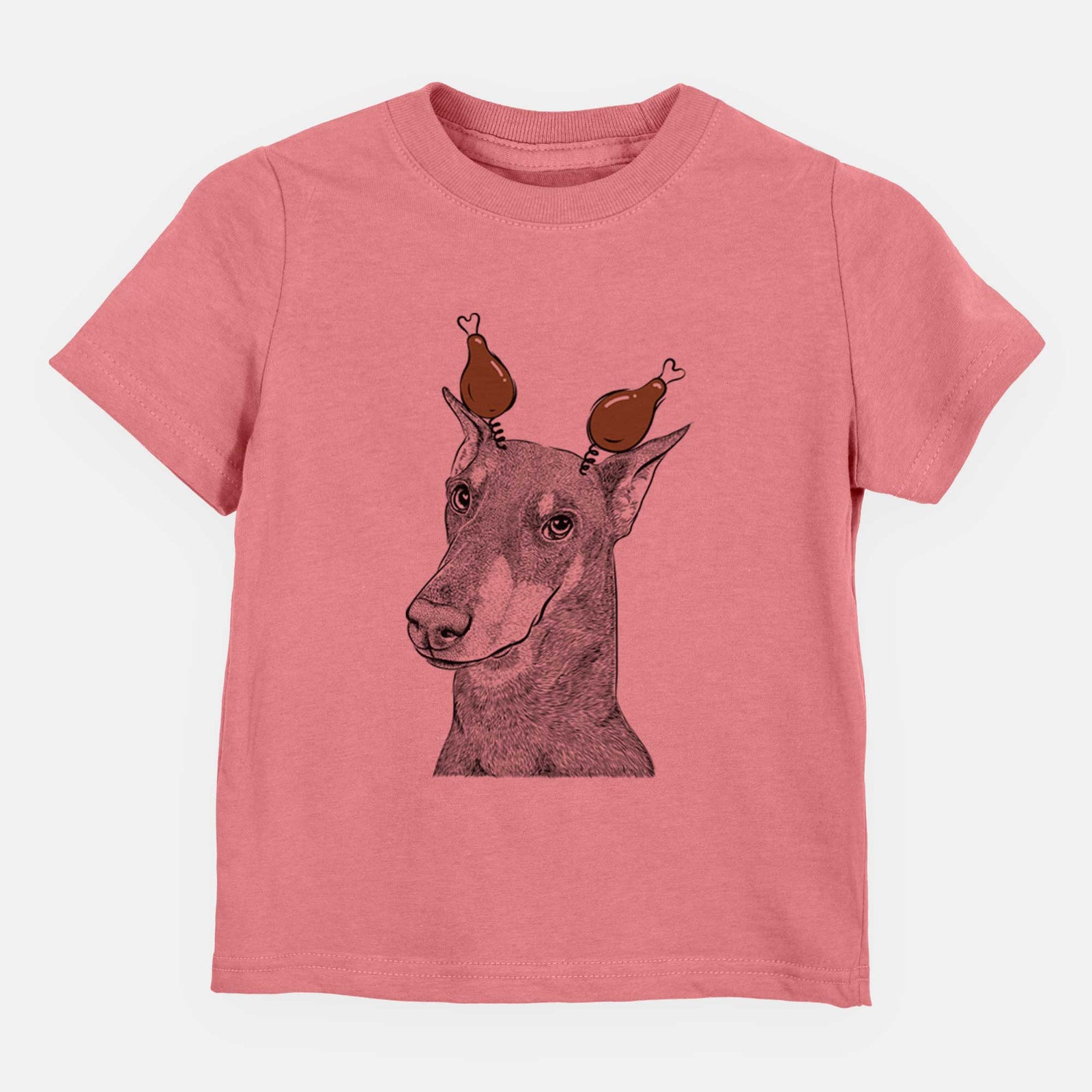 Thanksgiving Shelby the Doberman Pinscher - Kids/Youth/Toddler Shirt