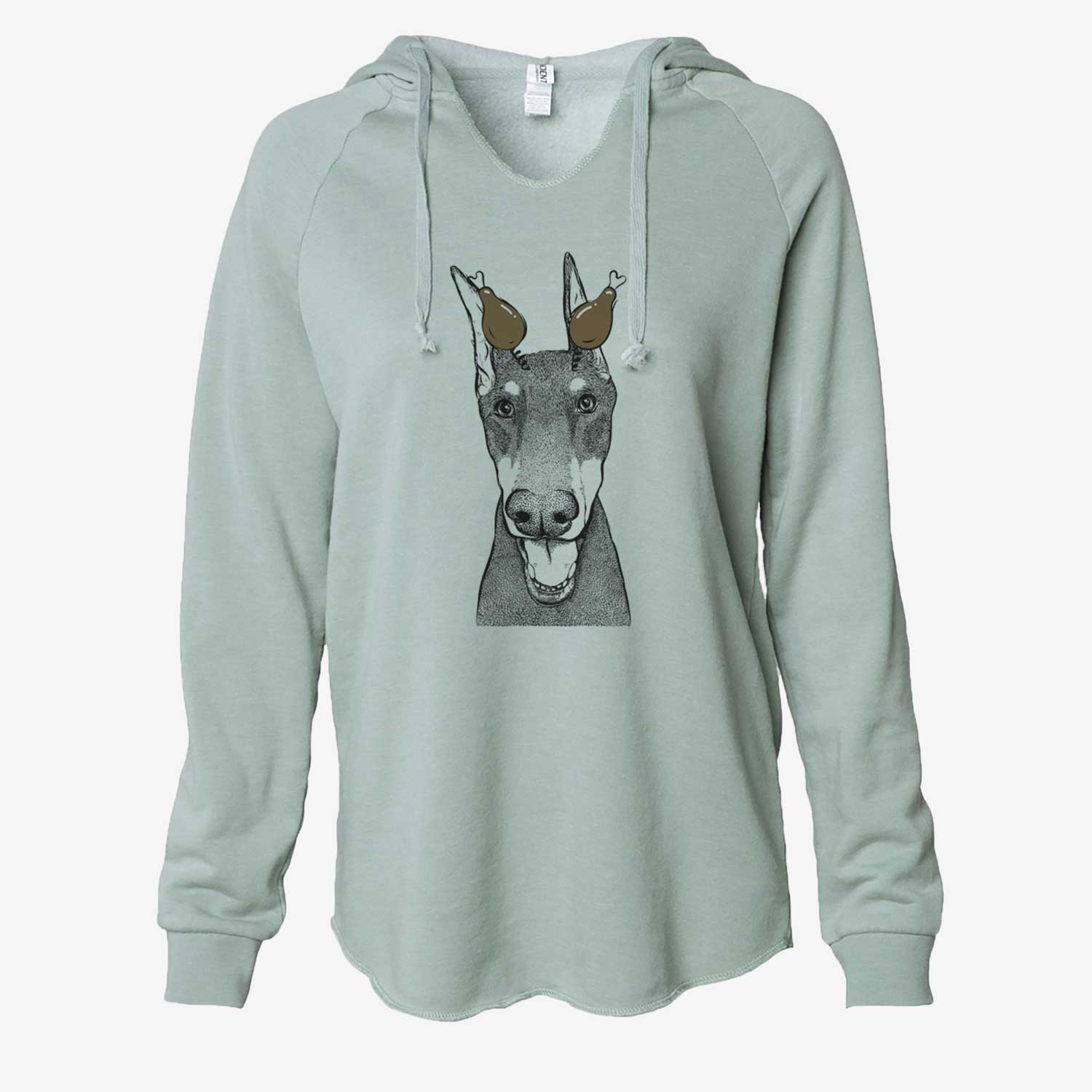 Thanksgiving Sir Duke the Doberman Pinscher - Cali Wave Hooded Sweatshirt