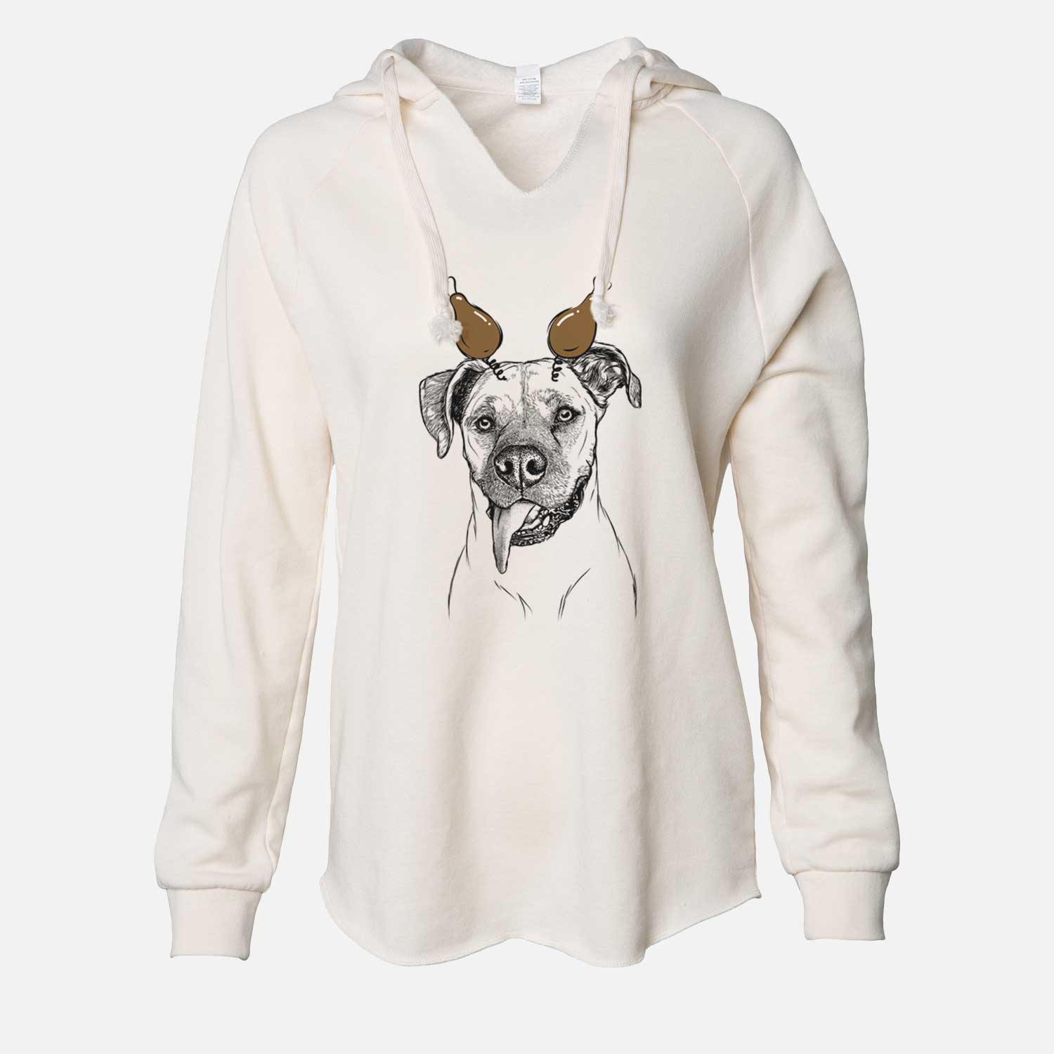 Thanksgiving Sir Jake the Boxer - Cali Wave Hooded Sweatshirt