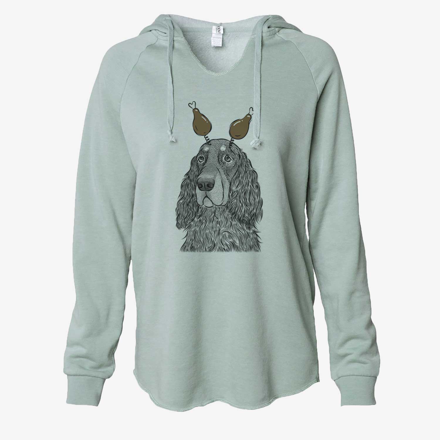 Thanksgiving Stormy the Gordon Setter - Cali Wave Hooded Sweatshirt