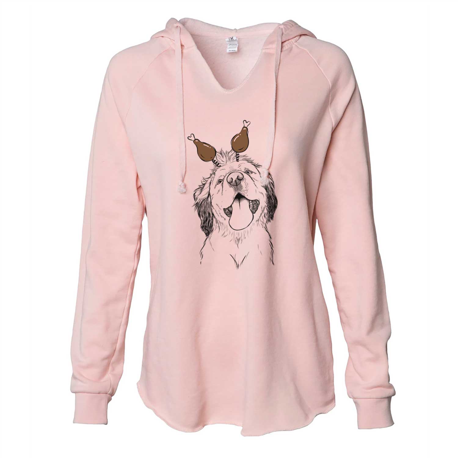 Thanksgiving Sven the Double Merle Spaniel Aussie Mix - Cali Wave Hooded Sweatshirt