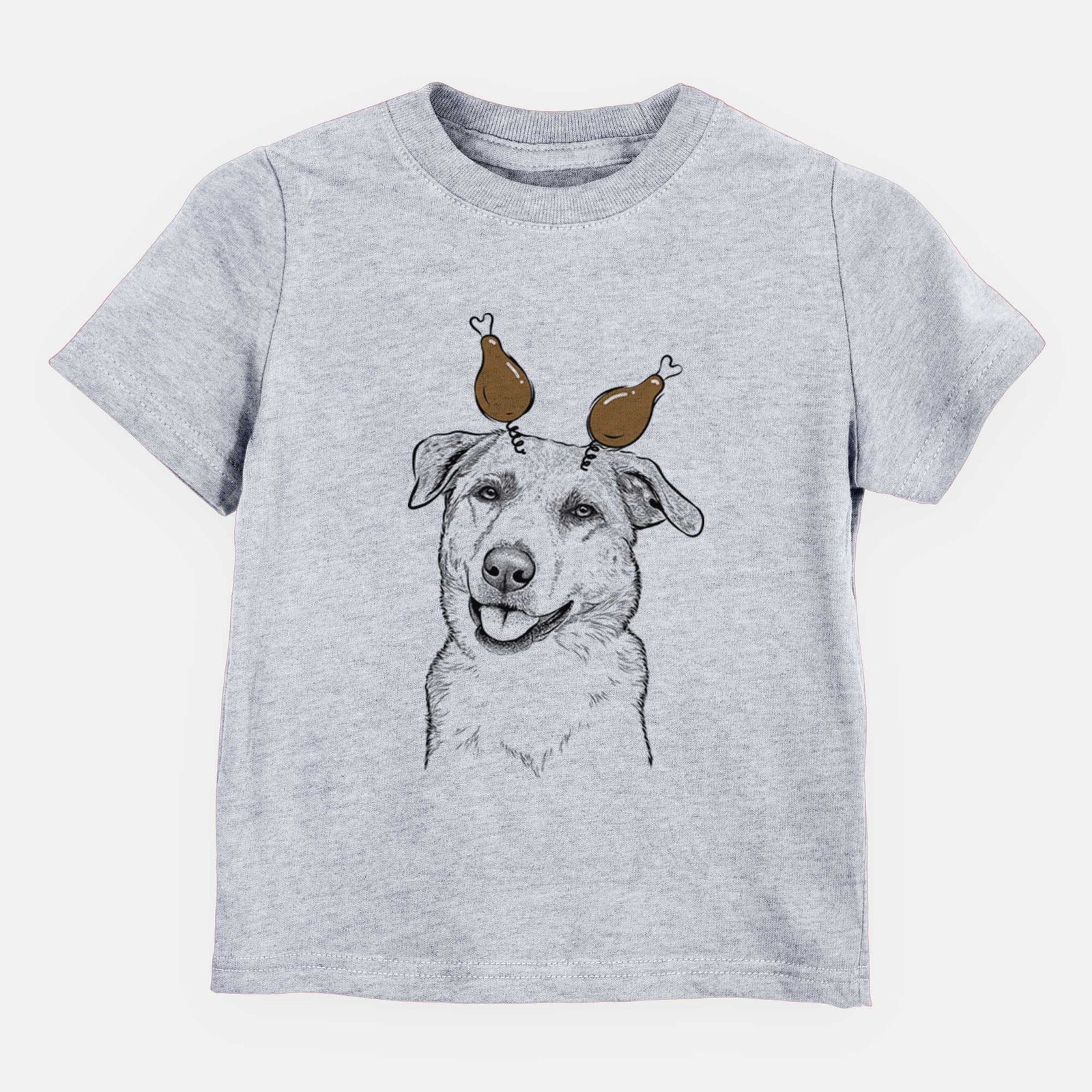 Thanksgiving Sydney the Great Pyrenees Australian Shepherd Mix - Kids/Youth/Toddler Shirt