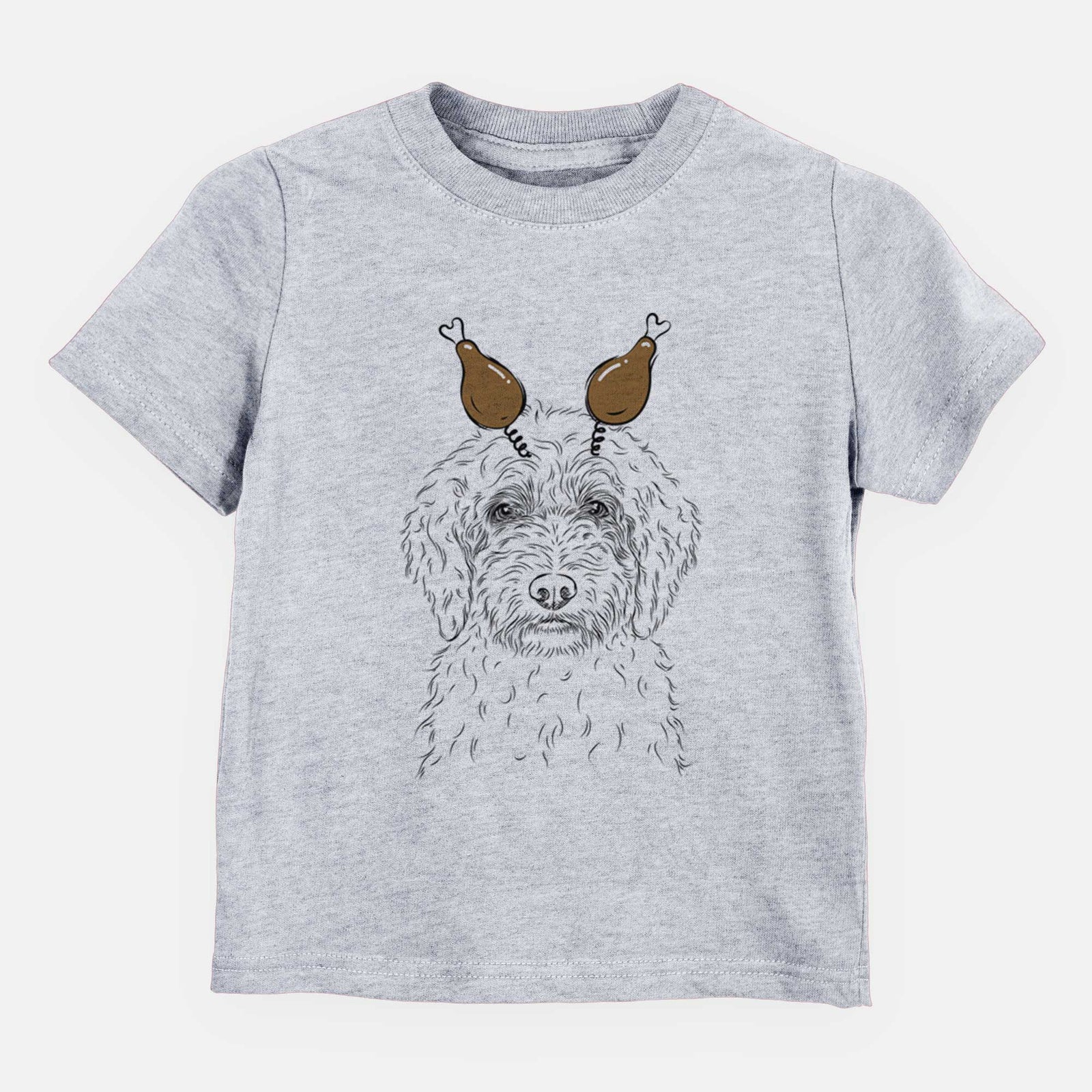 Thanksgiving Teddy the Labradoodle - Kids/Youth/Toddler Shirt