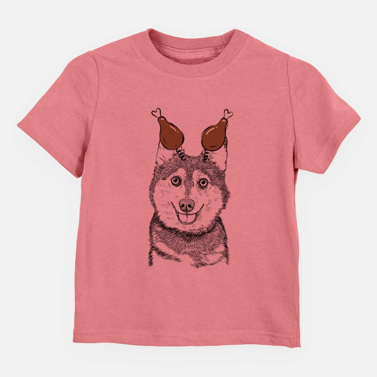 Thanksgiving Tellie the Alaskan Klee Kai - Kids/Youth/Toddler Shirt