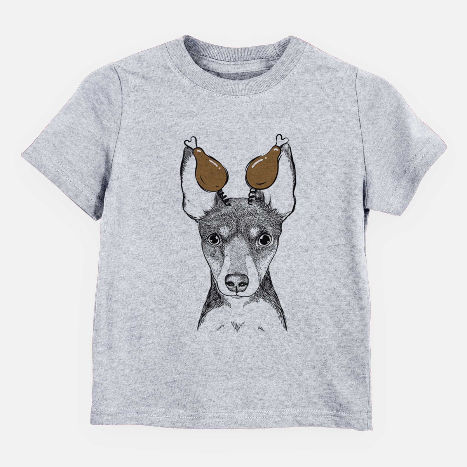 Thanksgiving Tiny the Toy Fox Terrier - Kids/Youth/Toddler Shirt