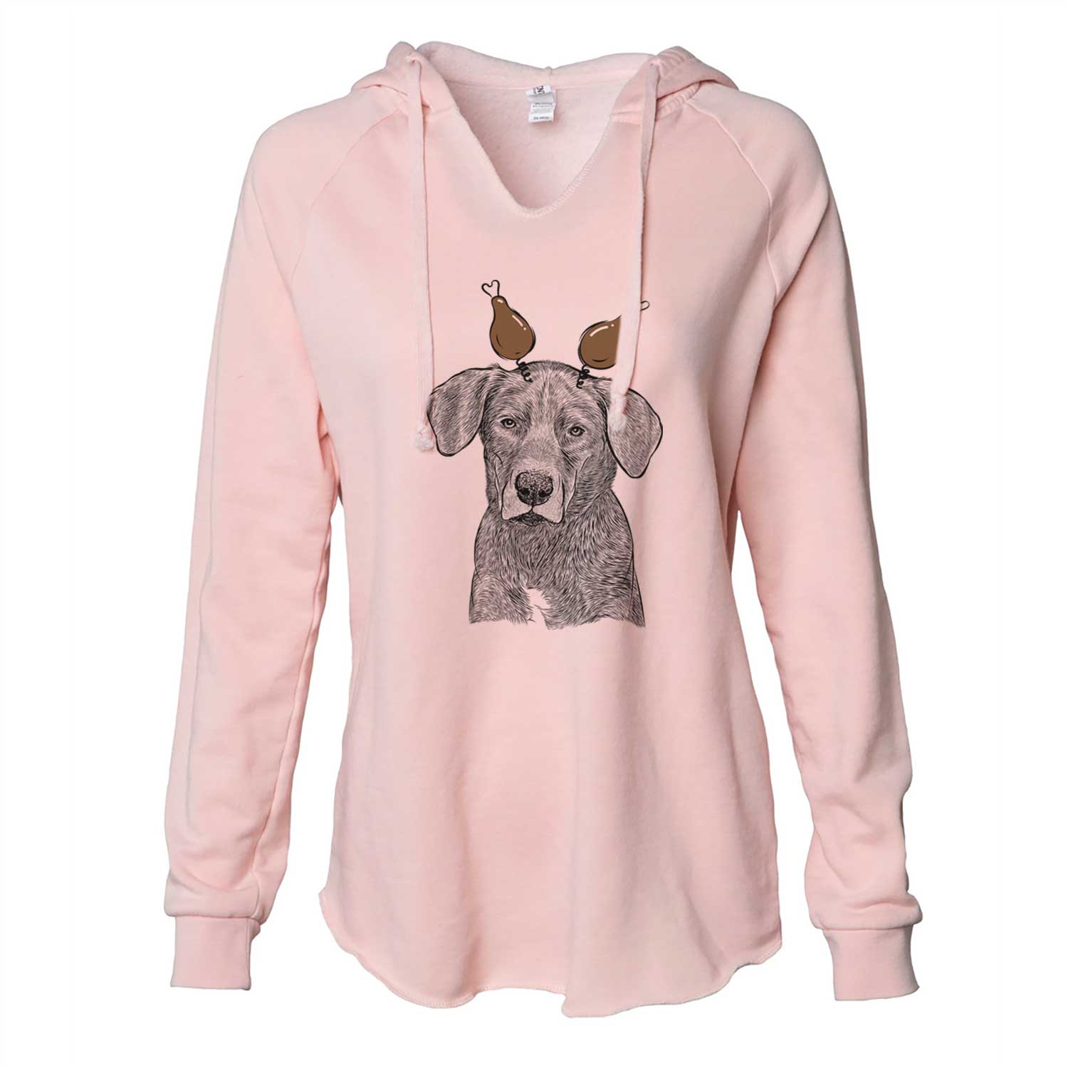Thanksgiving Tom the Lab Dane Mix - Cali Wave Hooded Sweatshirt