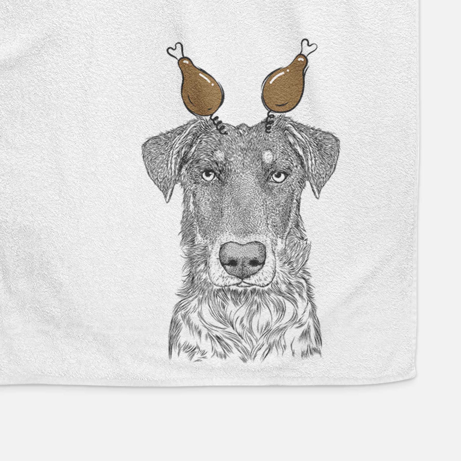 Wesson the Beauceron Decorative Hand Towel