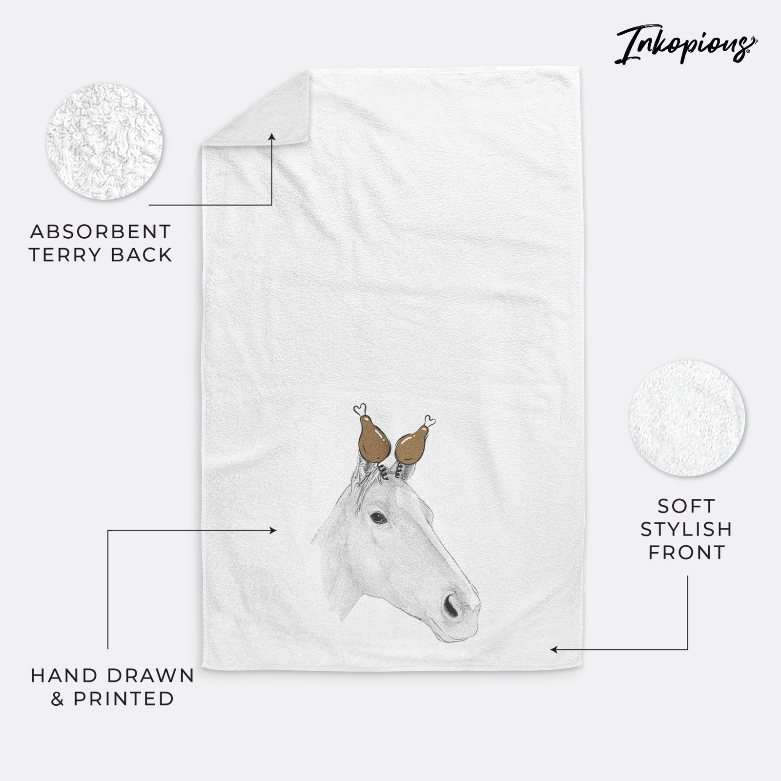 Westley the Horse Decorative Hand Towel