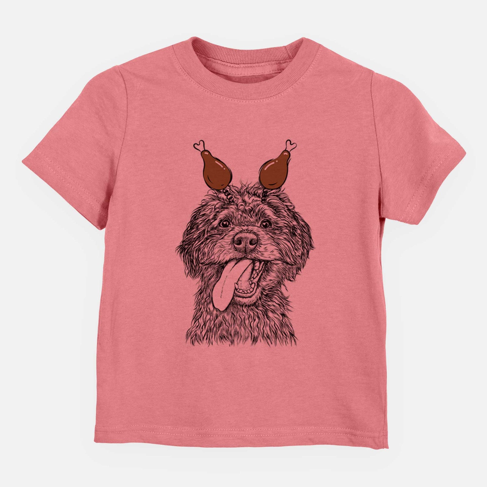 Thanksgiving Winnie the Mini Aussiedoodle - Kids/Youth/Toddler Shirt