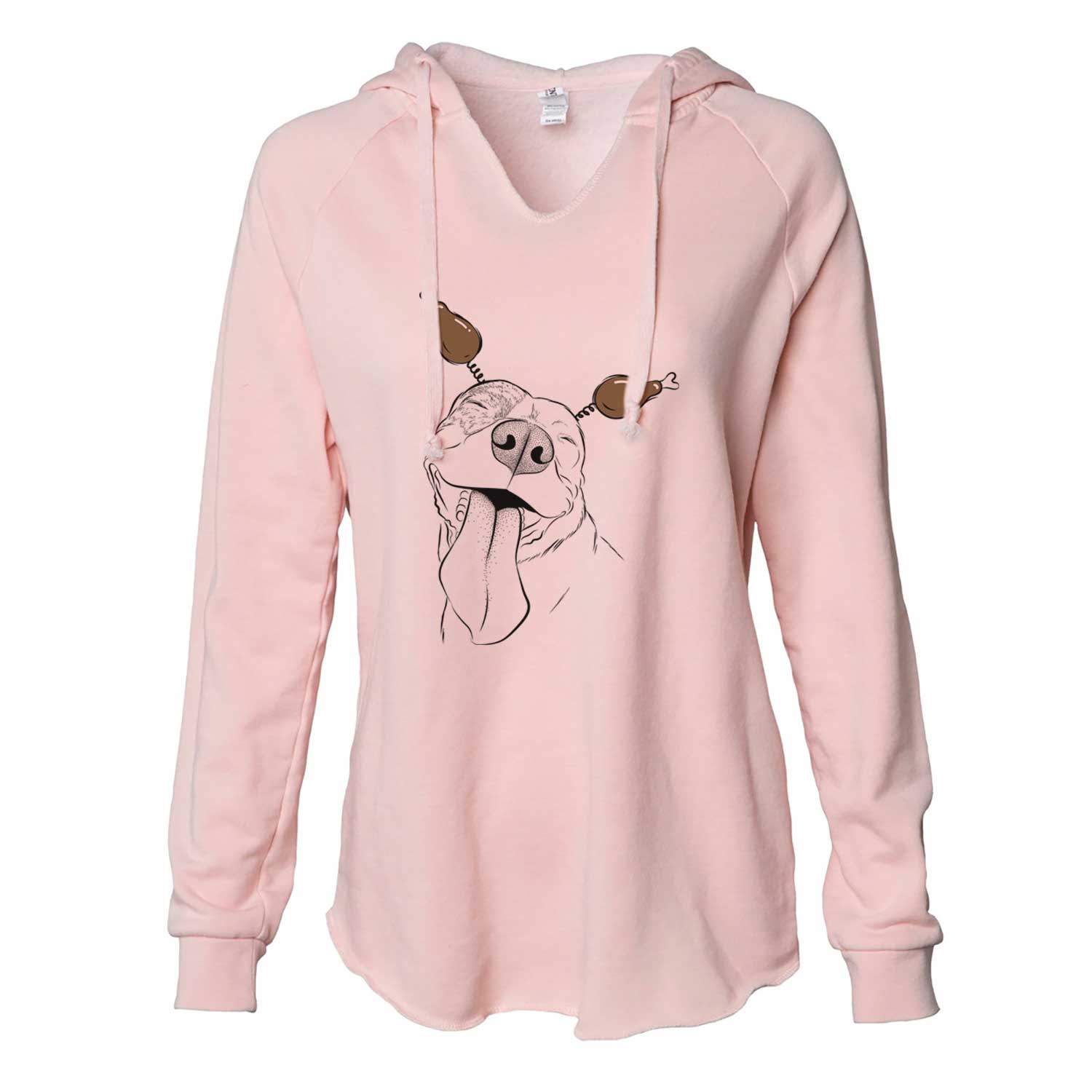 Thanksgiving Xena the American Staffordshire Terrier - Cali Wave Hooded Sweatshirt