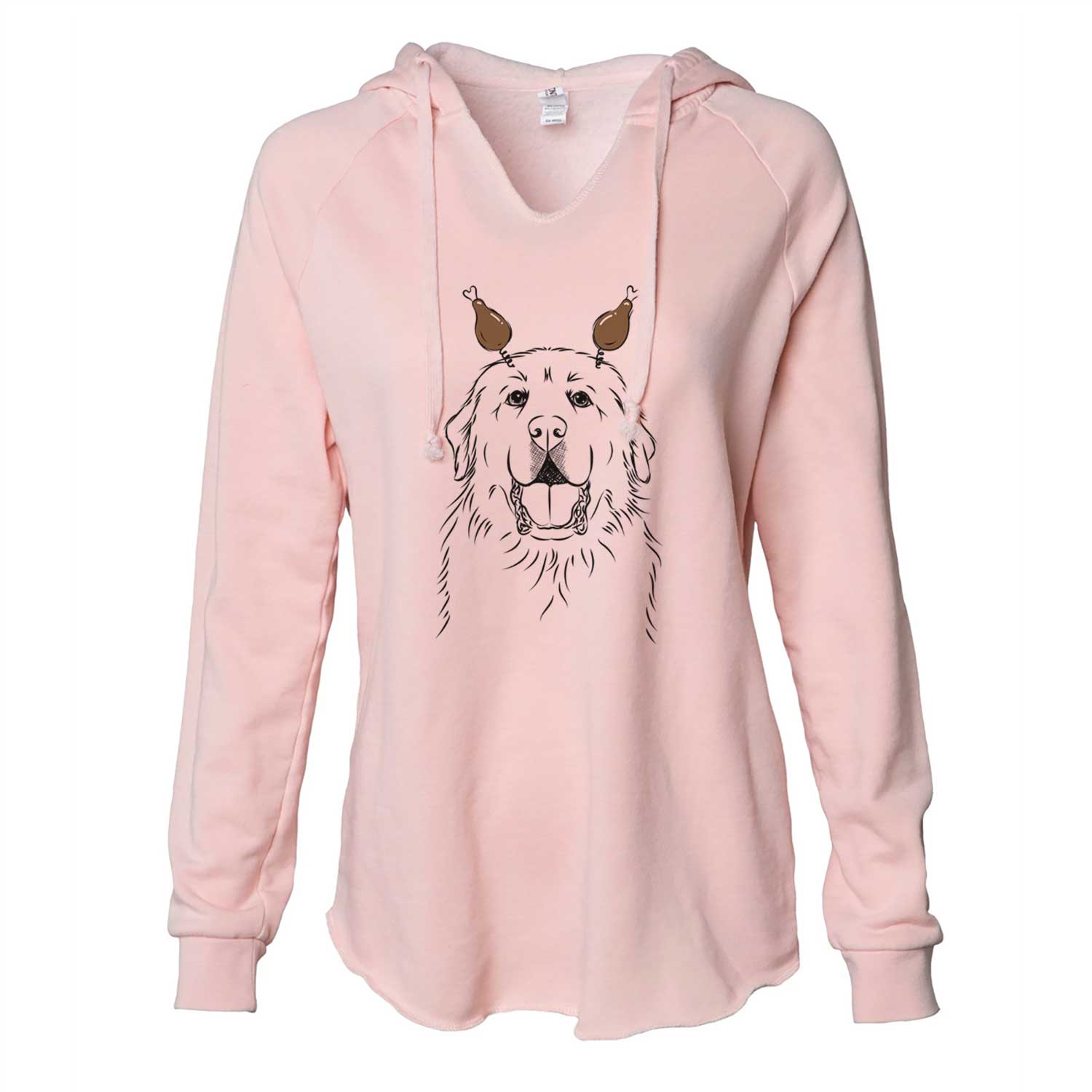 Thanksgiving Zeus the Great Pyrenees - Cali Wave Hooded Sweatshirt