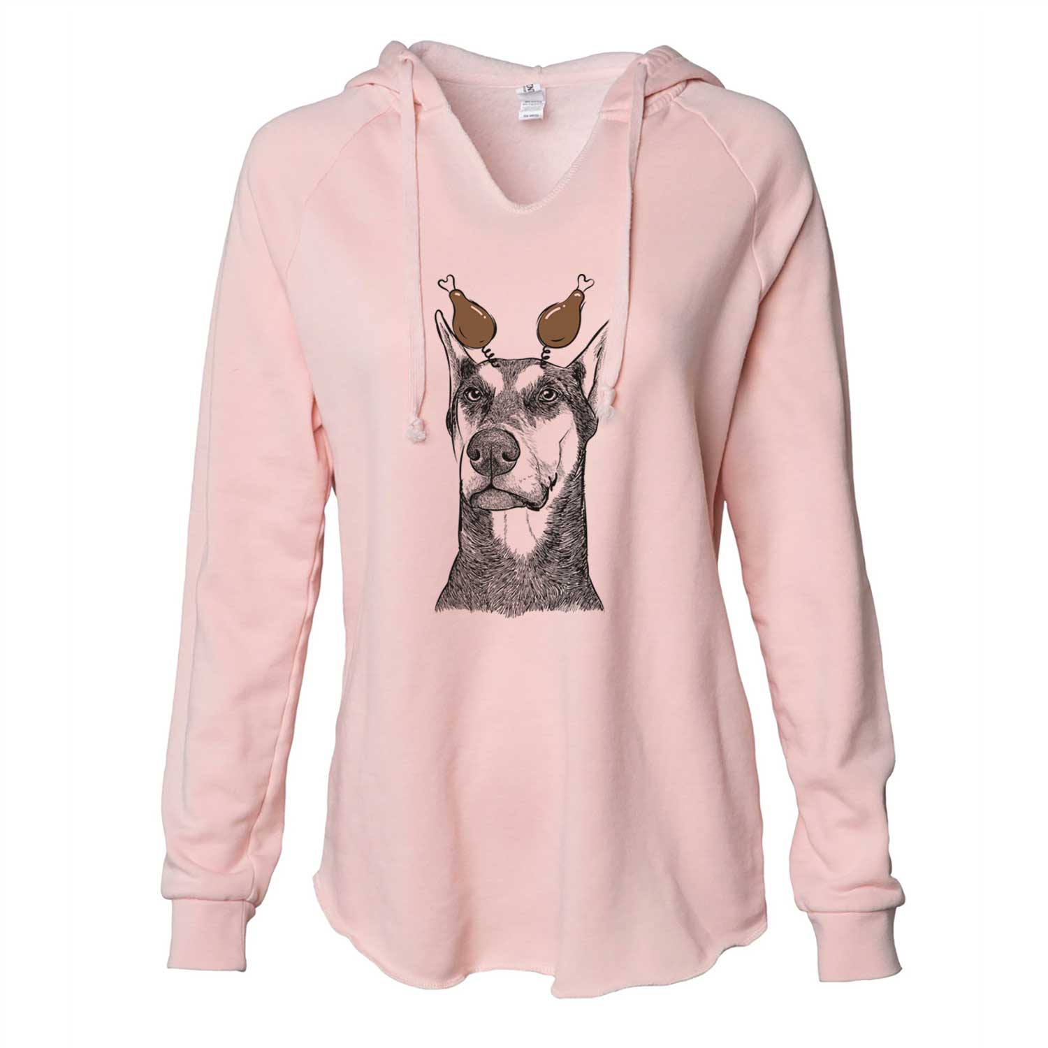 Thanksgiving Zeus the Doberman Pinscher - Cali Wave Hooded Sweatshirt