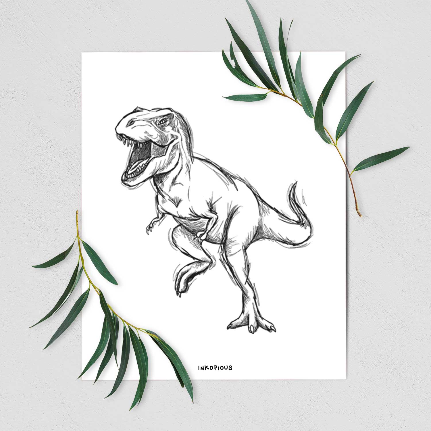 Tyrannosaurus Rex Art Print