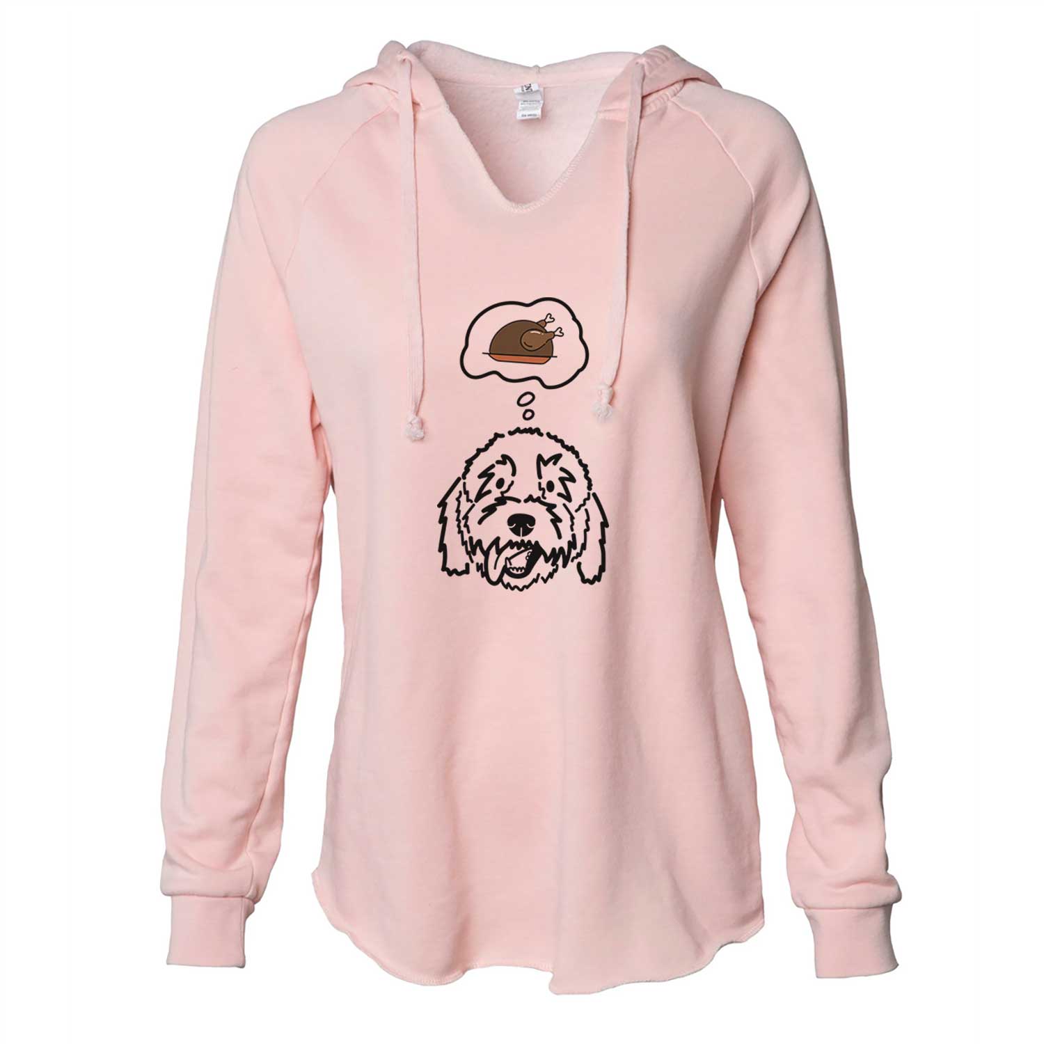 Turkey Thoughts Goldendoodle - Barry - Cali Wave Hooded Sweatshirt