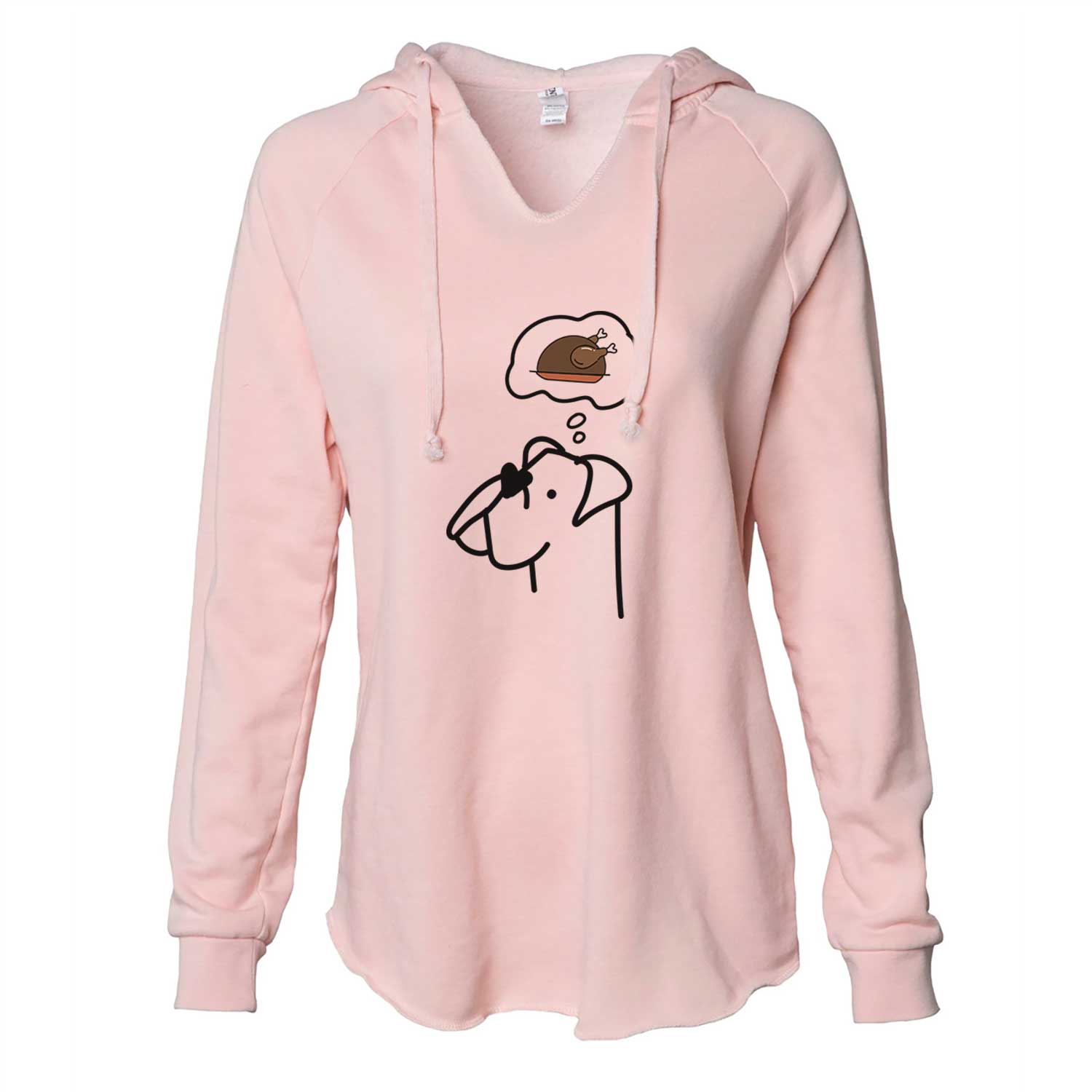 Turkey Thoughts Boxer - Cali Wave Hooded Sweatshirt