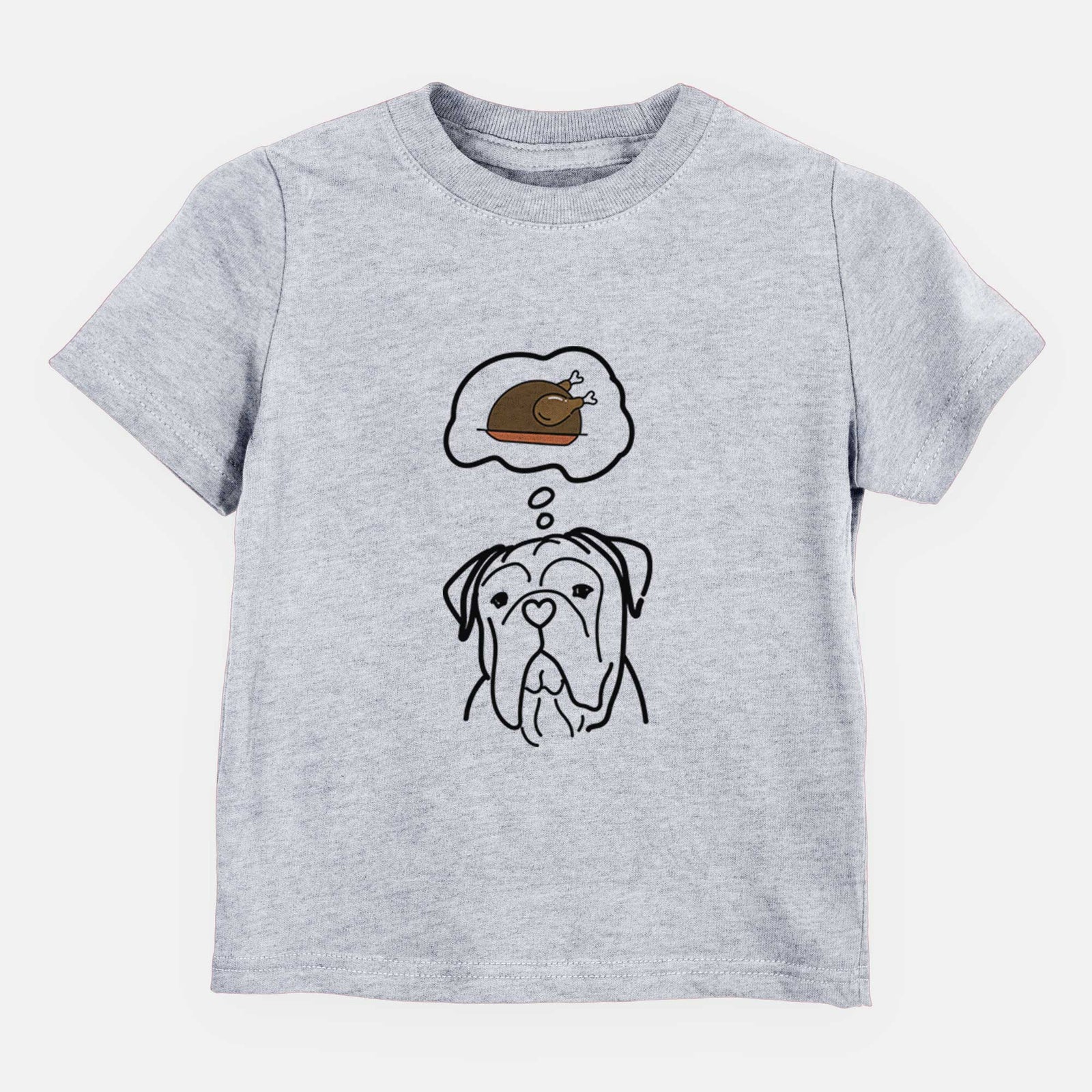 Turkey Thoughts Bull Mastiff - Vivian - Kids/Youth/Toddler Shirt