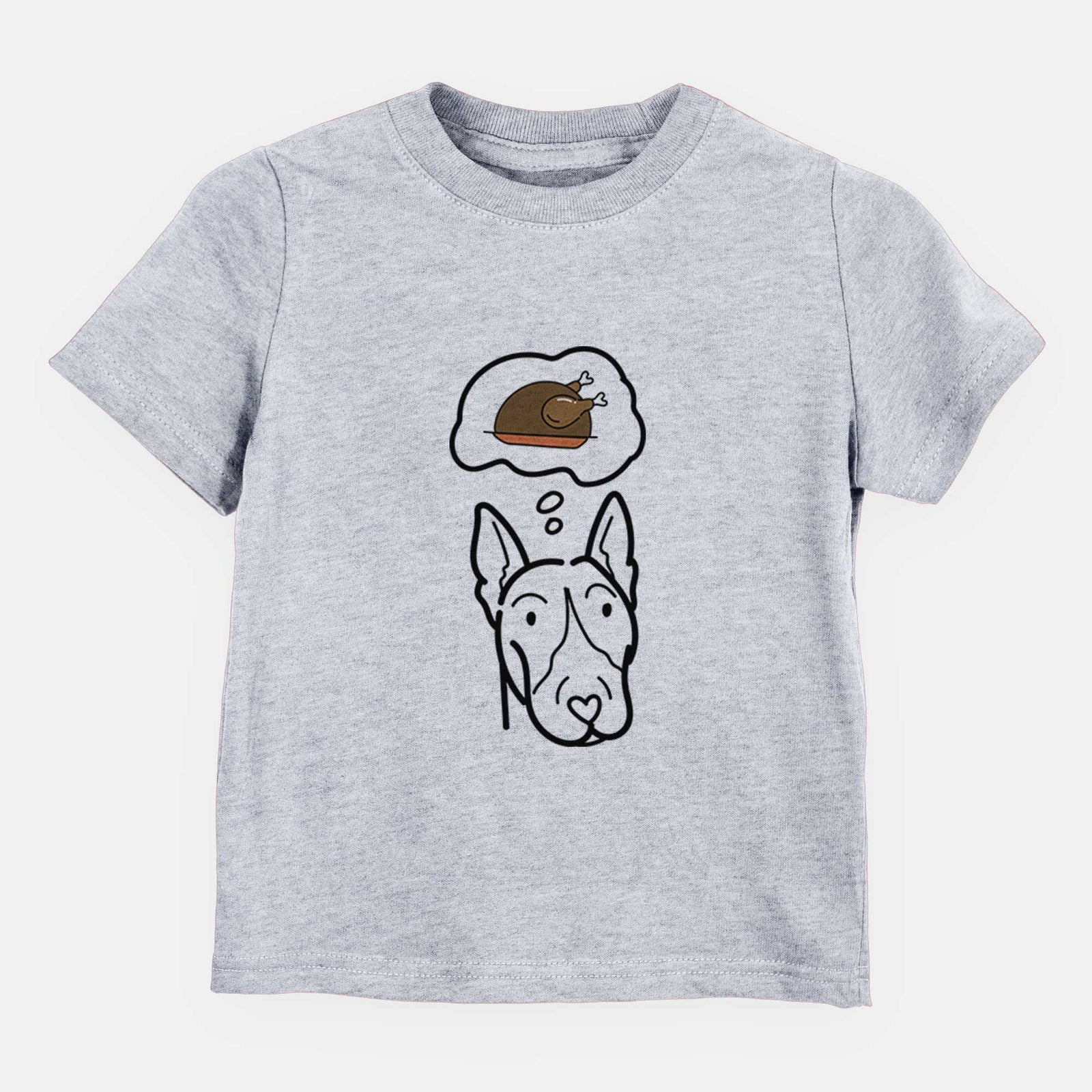 Turkey Thoughts Bull Terrier - Kids/Youth/Toddler Shirt