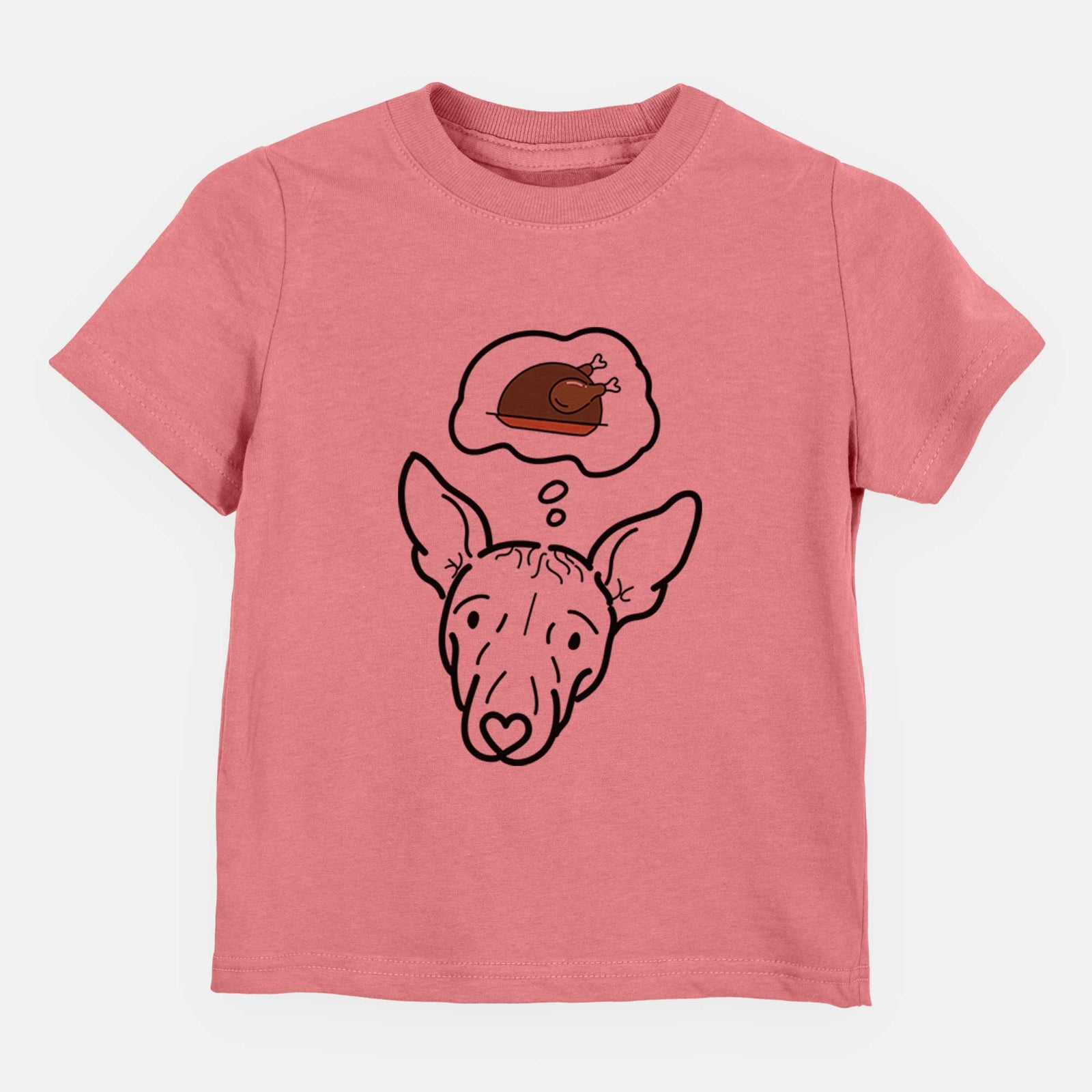Turkey Thoughts American Hairless Terrier - Georgia - Kids/Youth/Toddler Shirt