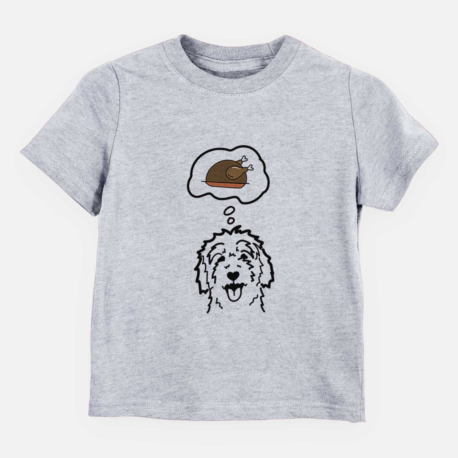 Turkey Thoughts Goldendoodle - Kids/Youth/Toddler Shirt