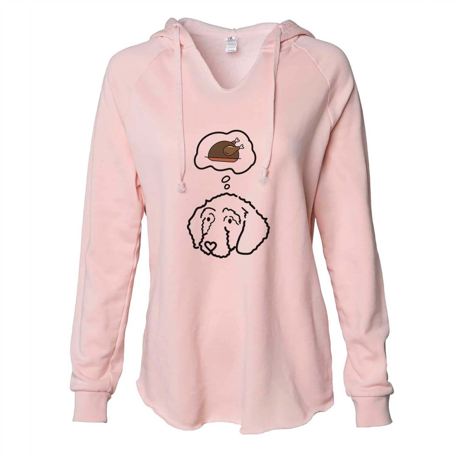 Turkey Thoughts Goldendoodle - Hanna - Cali Wave Hooded Sweatshirt