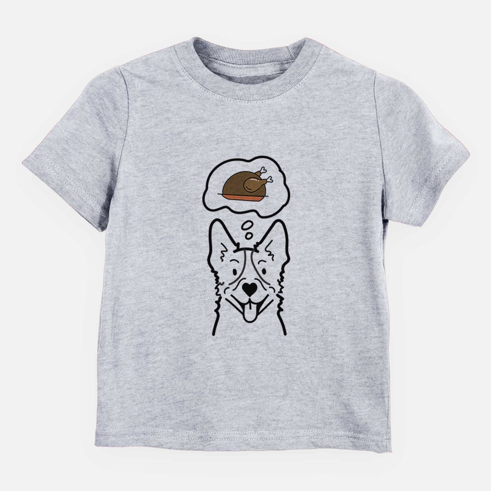 Turkey Thoughts Heeler - Kids/Youth/Toddler Shirt