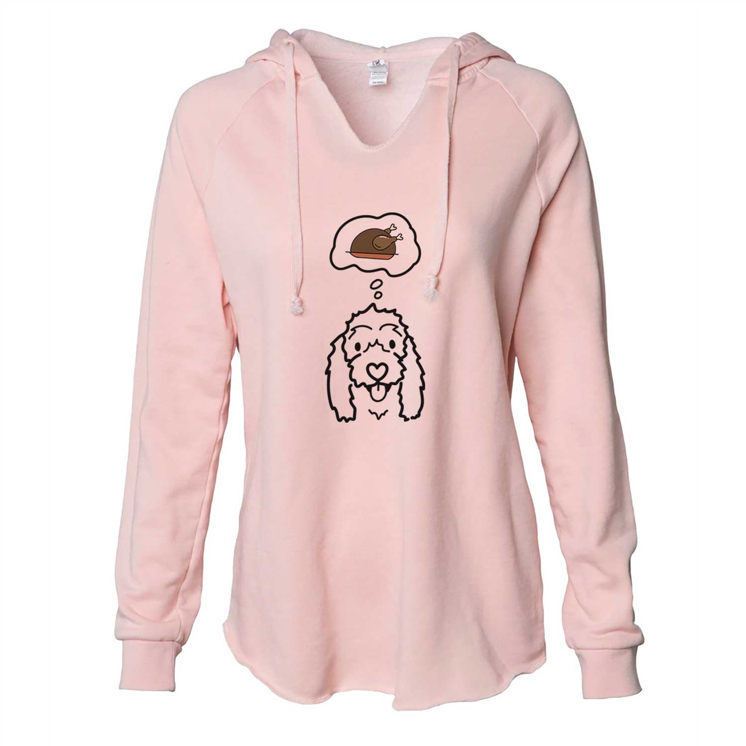 Turkey Thoughts Coton de Tulear - Louie - Cali Wave Hooded Sweatshirt
