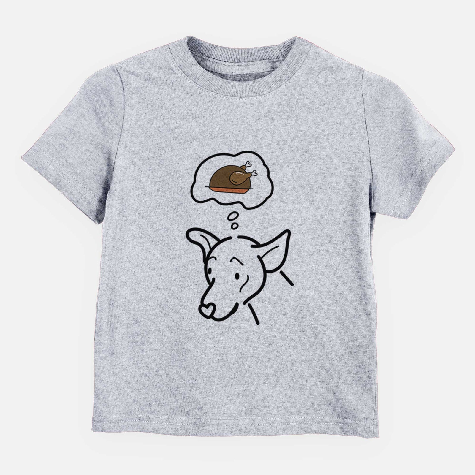 Turkey Thoughts Mixed Breed - Lucky - Kids/Youth/Toddler Shirt