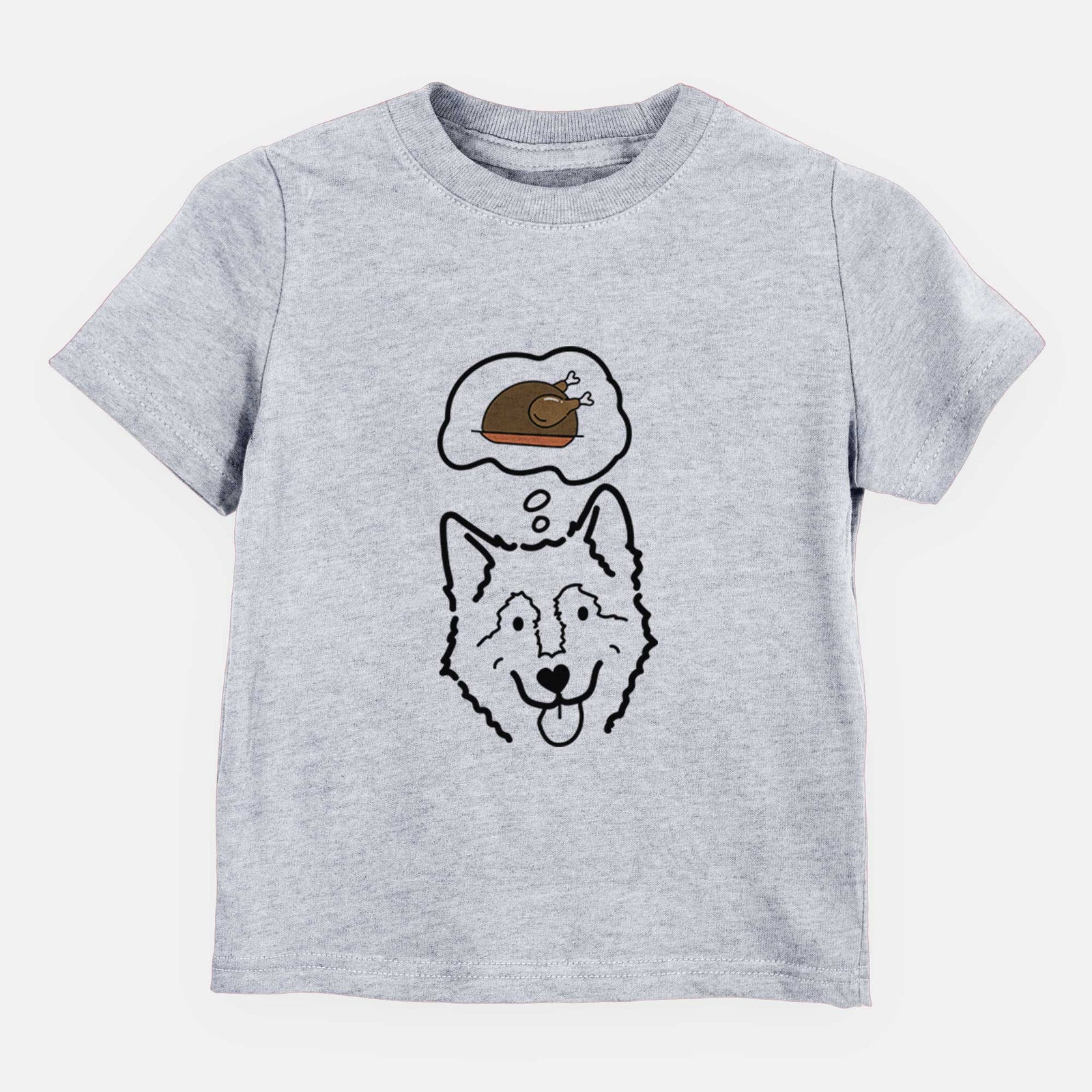 Turkey Thoughts Alaskan Malamute - Max - Kids/Youth/Toddler Shirt