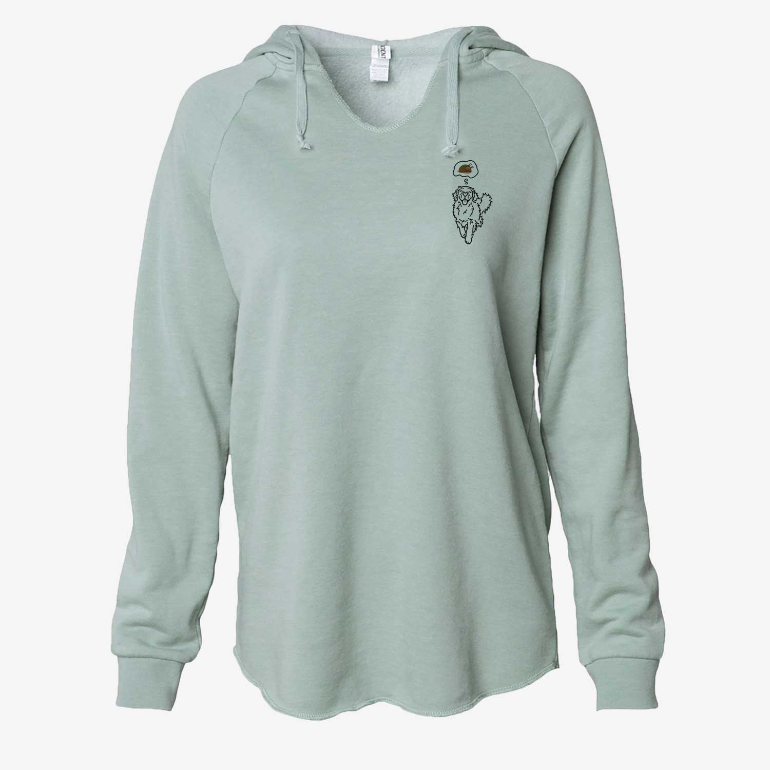 Turkey Thoughts Golden Retriever - Hamlet - Cali Wave Hooded Sweatshirt