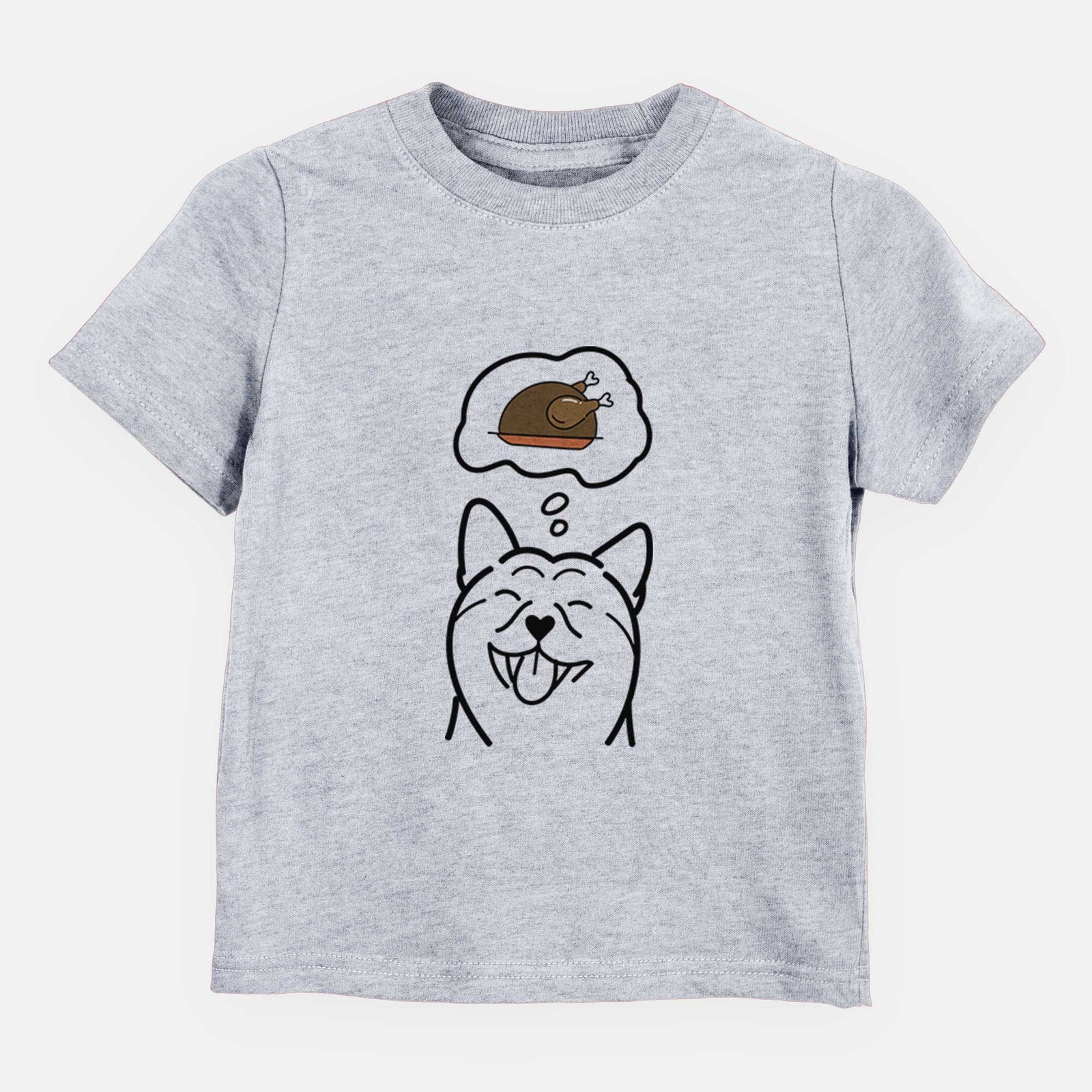 Turkey Thoughts Shiba Inu - Kids/Youth/Toddler Shirt