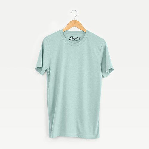 'Blank' design on a Heather Sage Unisex crewneck