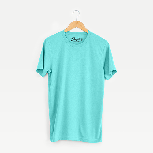 'Blank' design on a Sea Green Unisex crewneck
