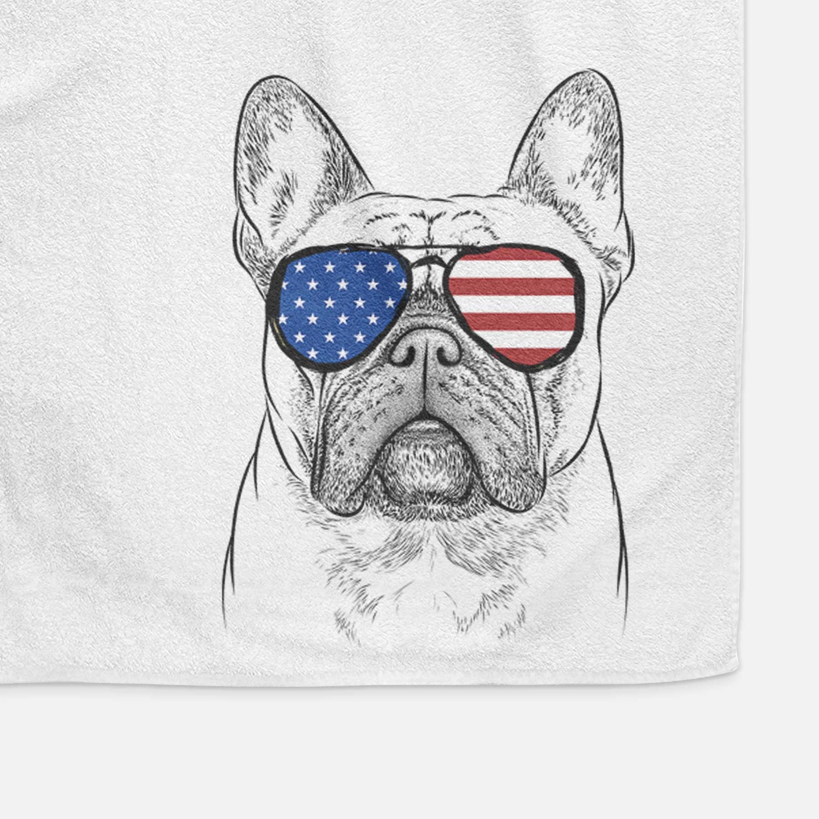 Acelynn the French Bulldog Decorative Hand Towel