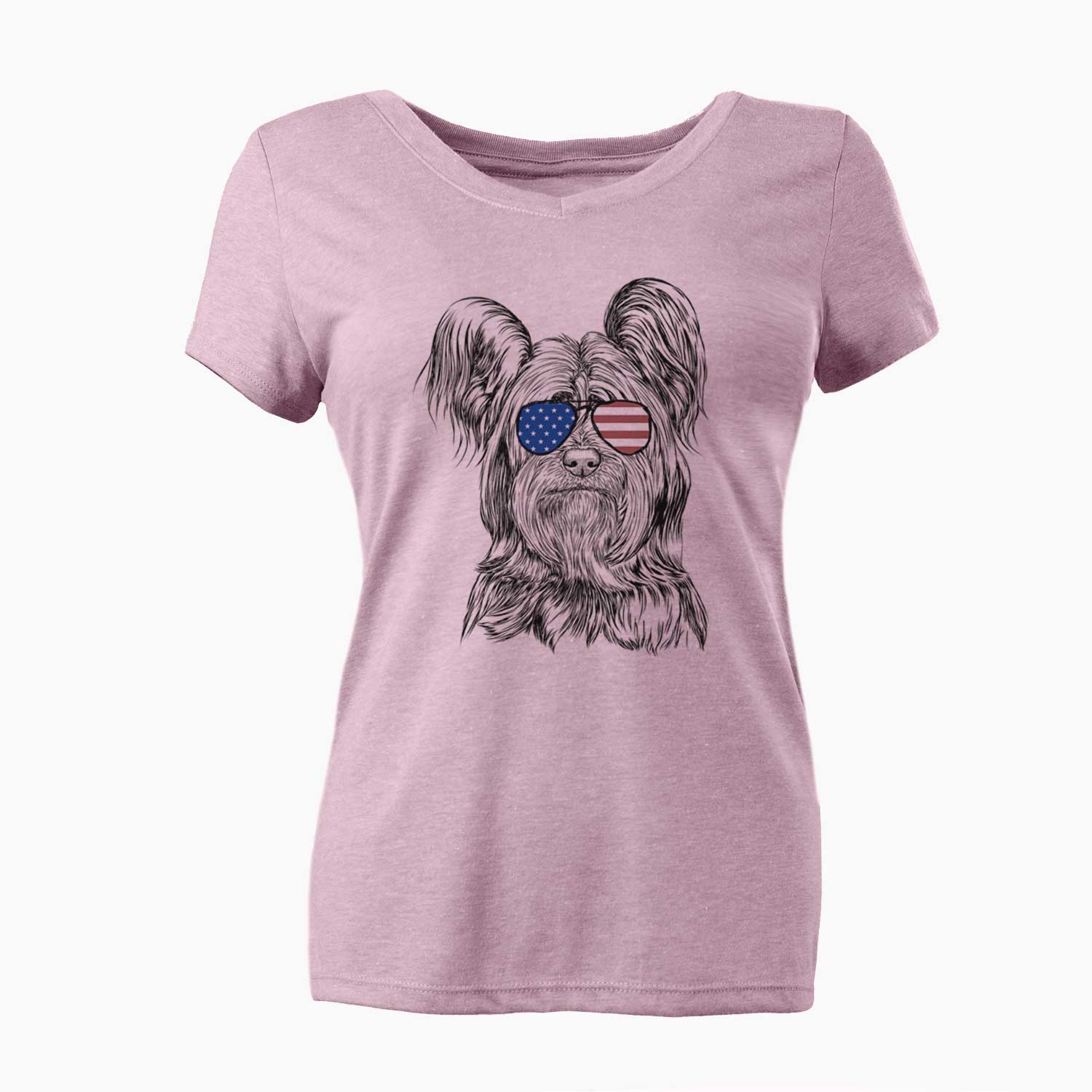 USA Bandit the Skye Terrier - Women's Perfect V-neck Shirt