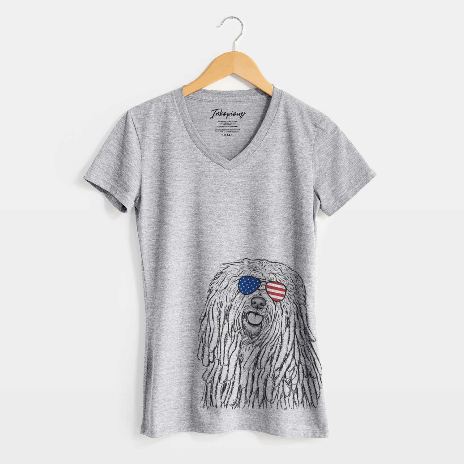USA Barry the Komondor - Women's Perfect V-neck Shirt