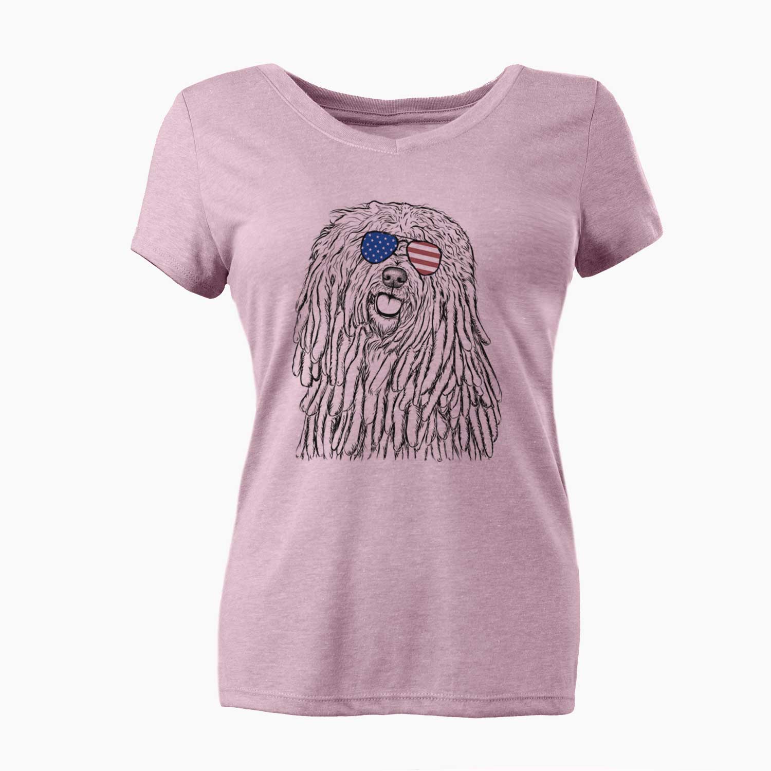 USA Barry the Komondor - Women's Perfect V-neck Shirt