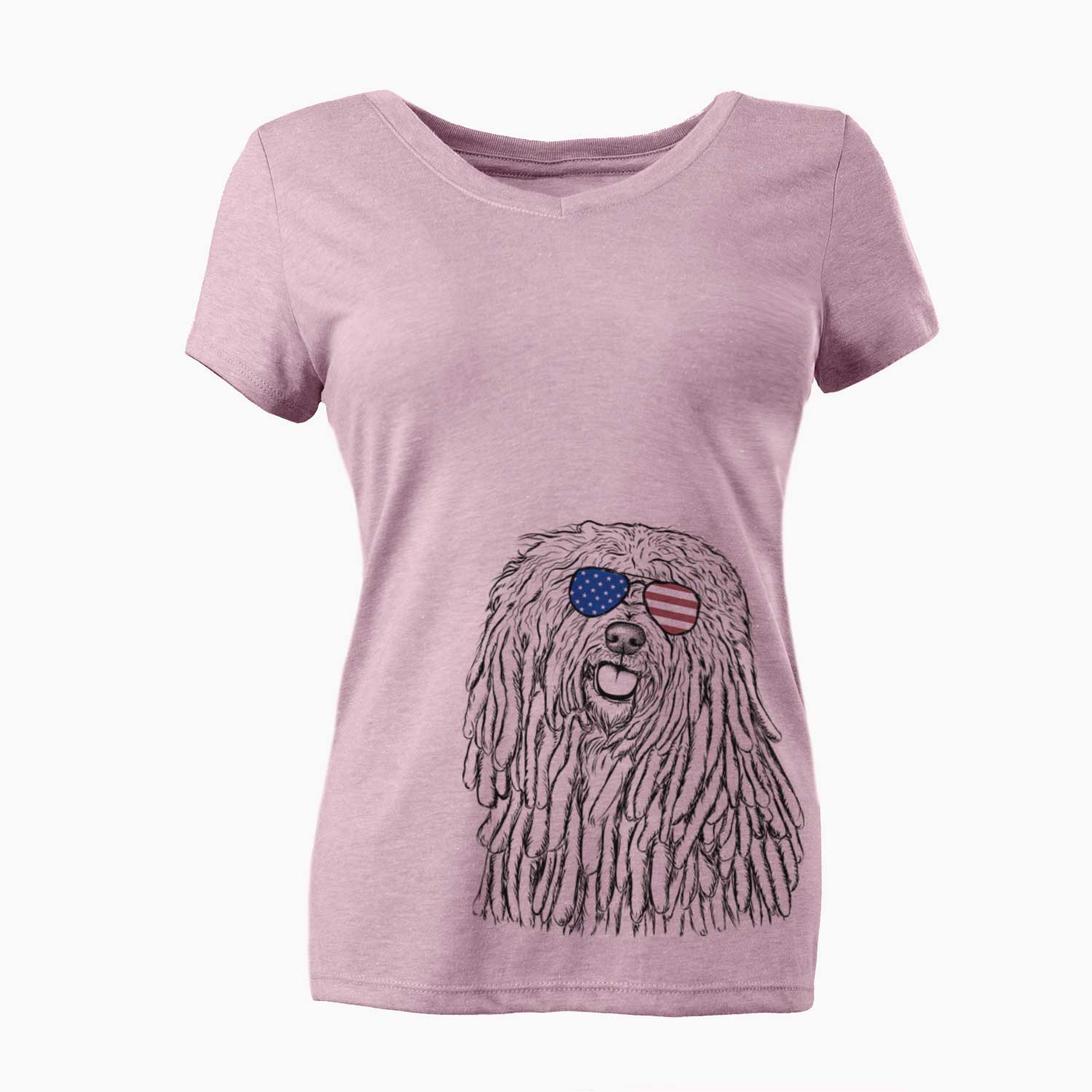USA Barry the Komondor - Women's Perfect V-neck Shirt