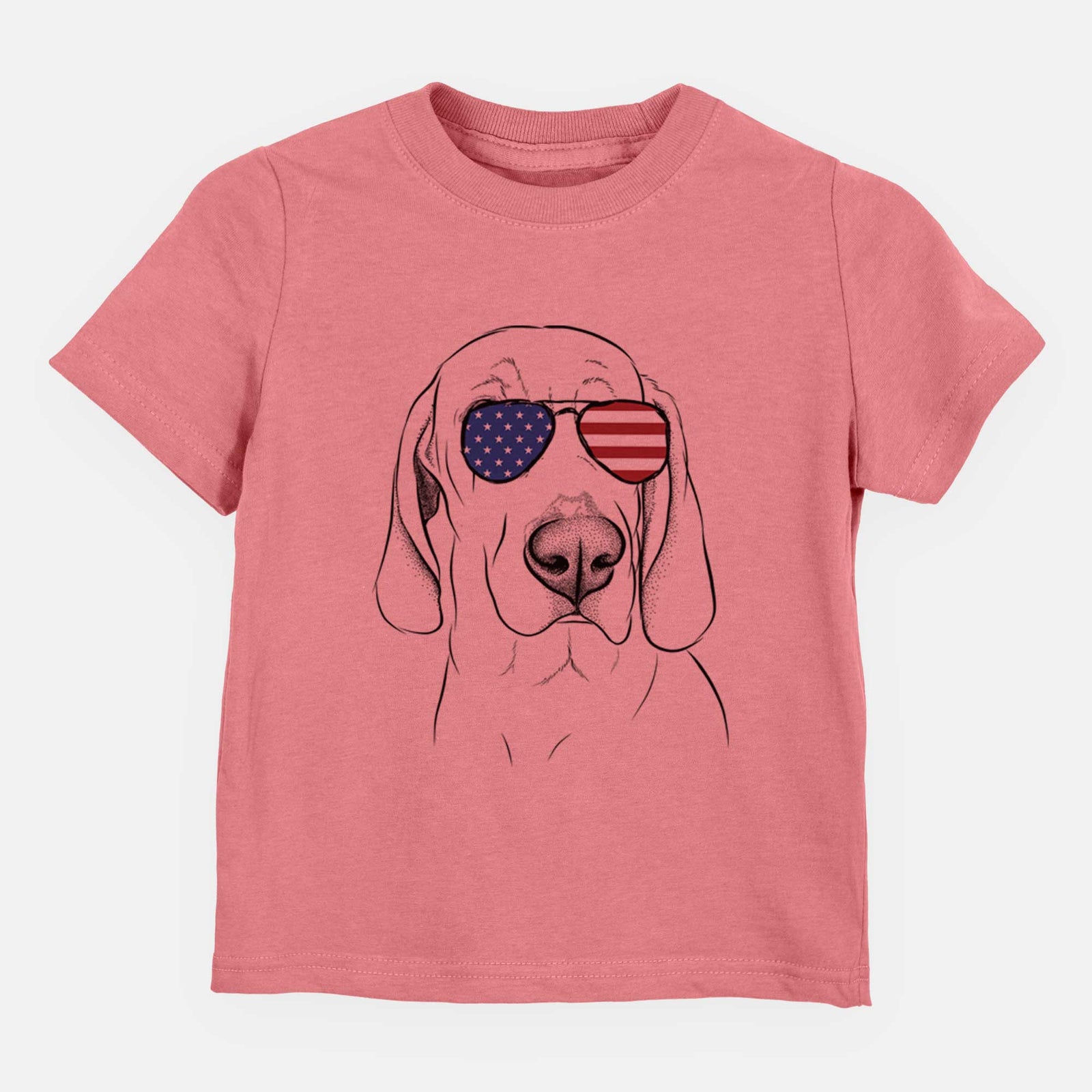 USA Beauregard the American Redbone Coonhound - Kids/Youth/Toddler Shirt