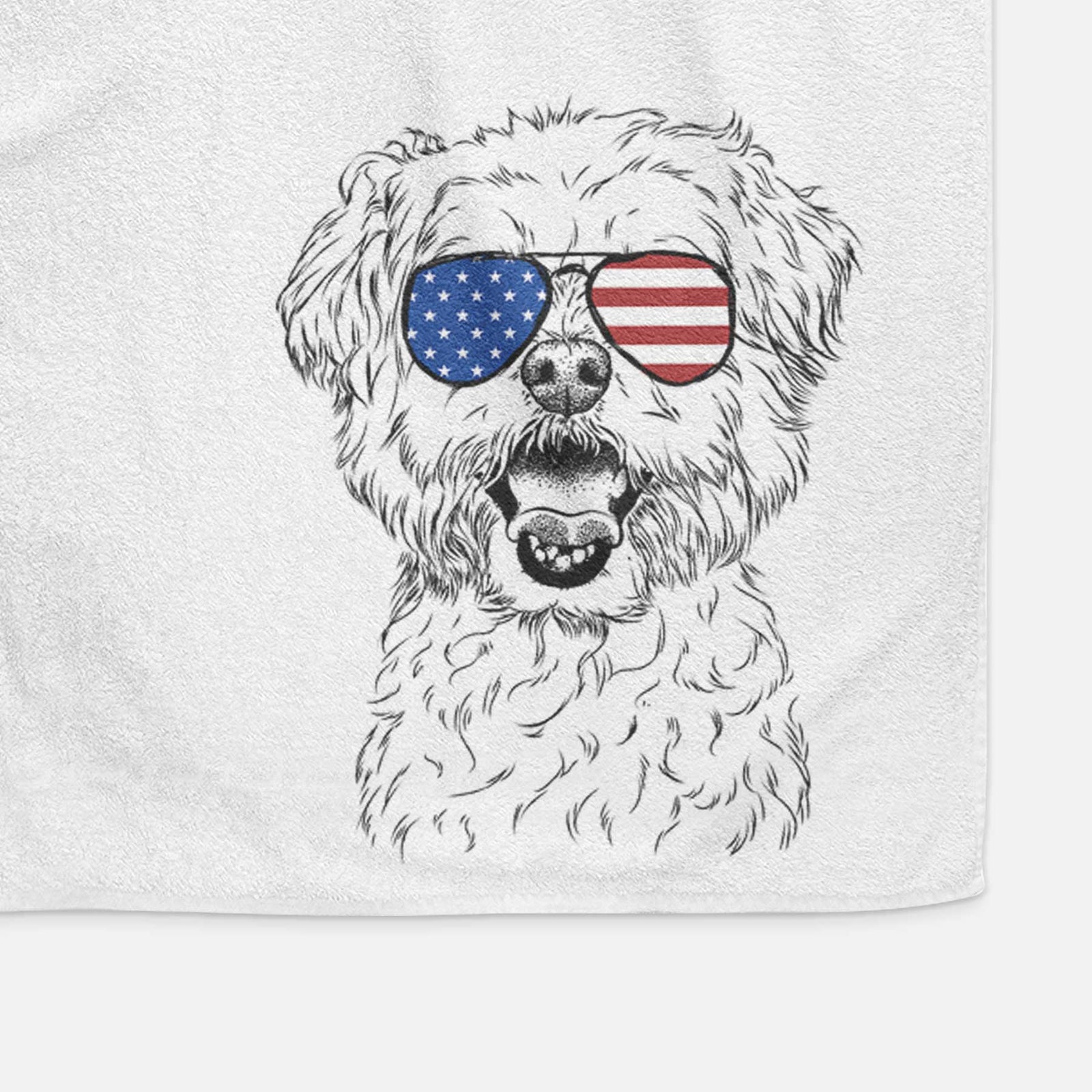 Belle the Maltipoo Decorative Hand Towel